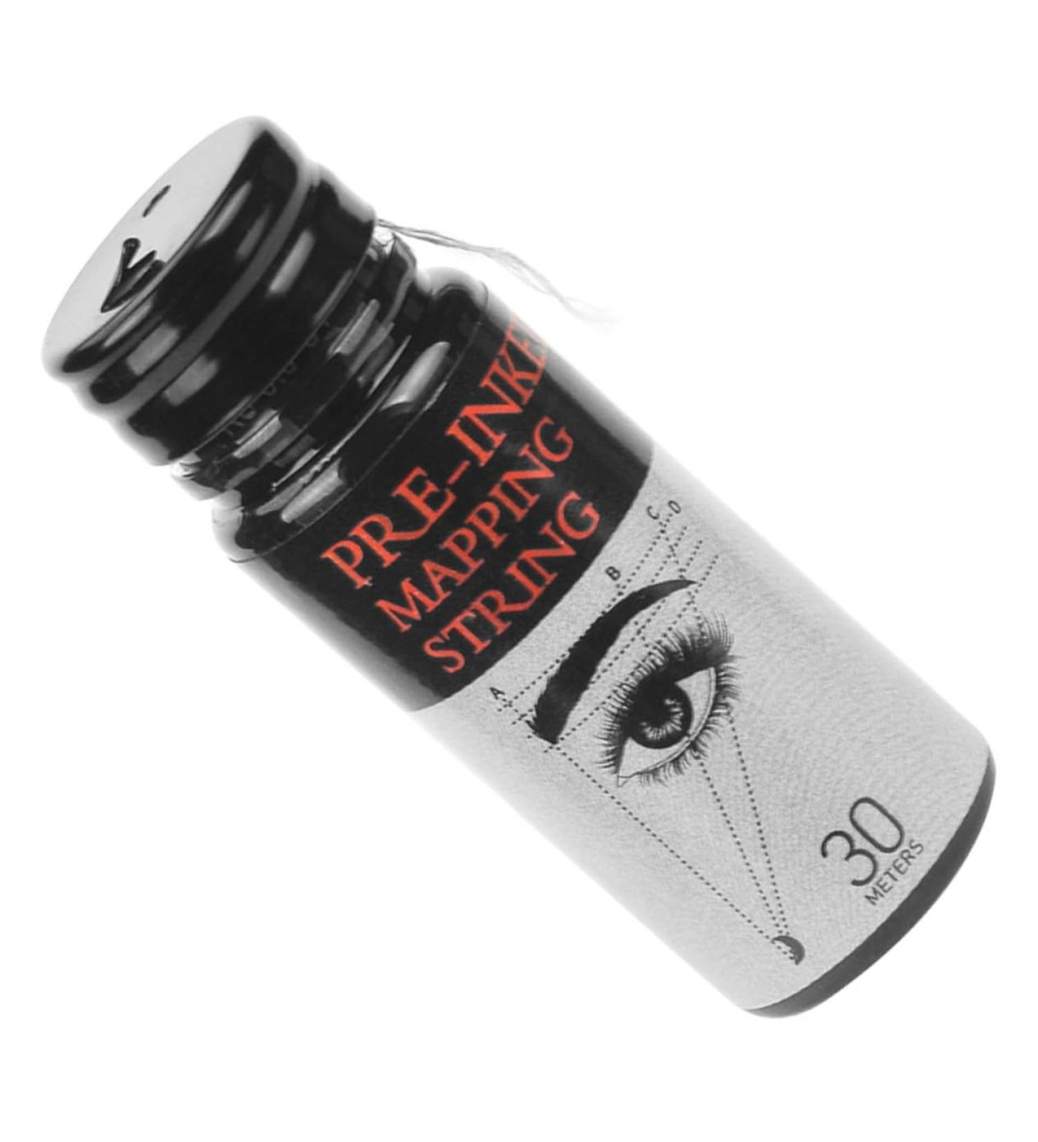 DOITOOL Eyebrow Tattoos Ruler Eyebrow Ink Black Line Eyebrow Microblading Ruler Portable Eyebrow Ruler String - Buy Online on GoSupps.com