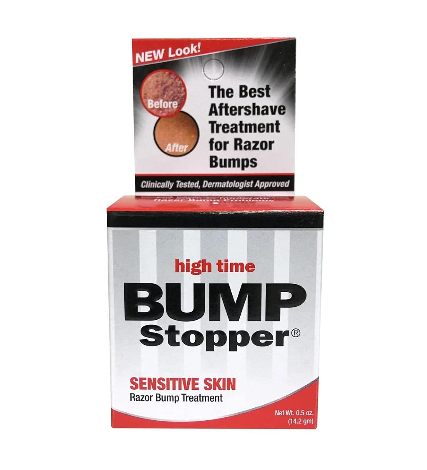 High Time Bump Stopper - Sensitive Skin Razor Bump Treatment (10 Pack) | Soothing Solution for Ingrown Hairs & Razor Bumps - 0.5 oz - Buy Online on GoSupps.com