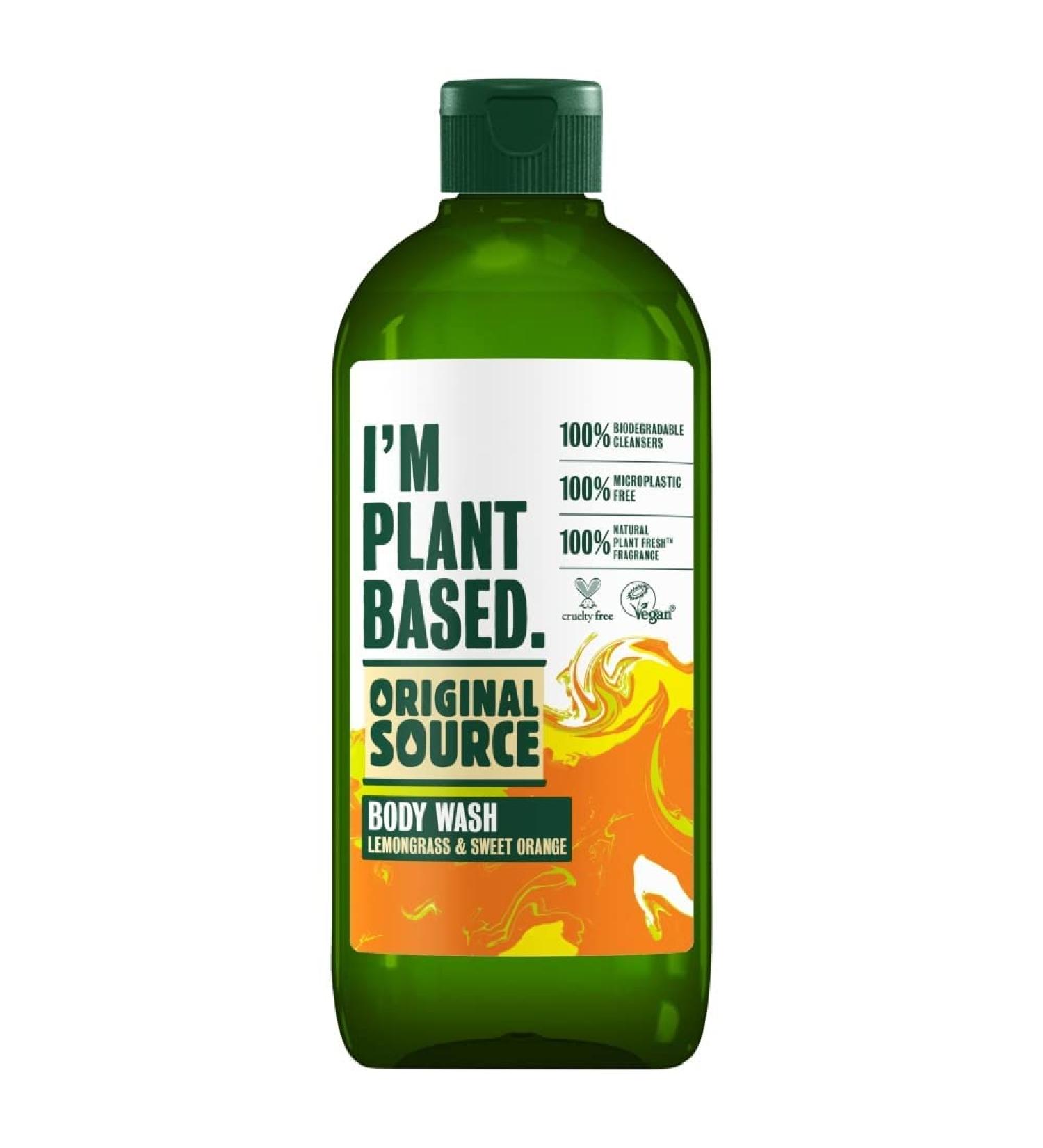  ORIGINAL SOURCE Original Source I'm Plant based Lemongrass and sweet orange 335 ml - Buy Online on GoSupps.com