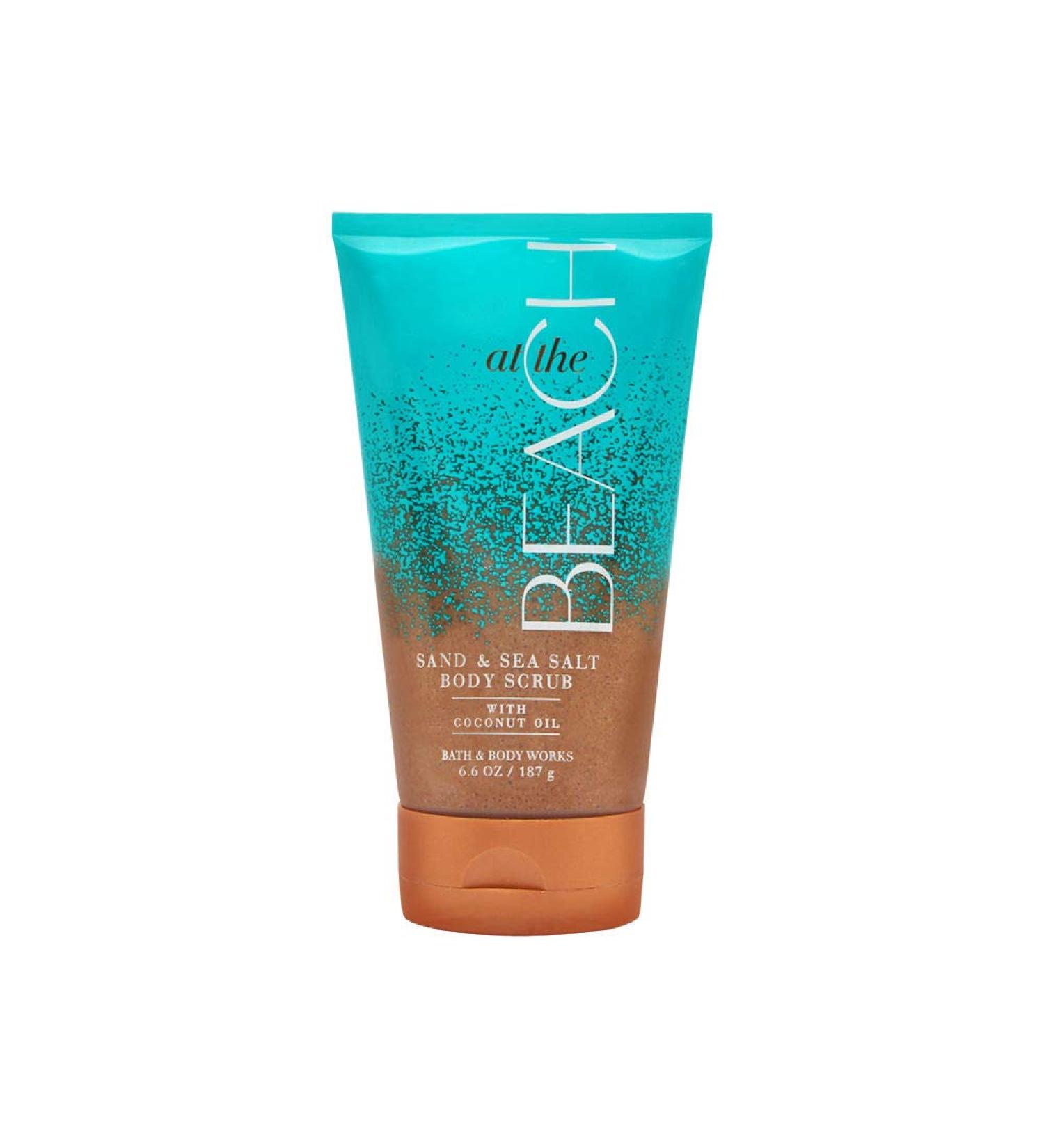 Bath & Body Works 6.6 Ounce Sand & Sea Salt Scrub with coconut oil At the Beach Scent (Packaging may vary)