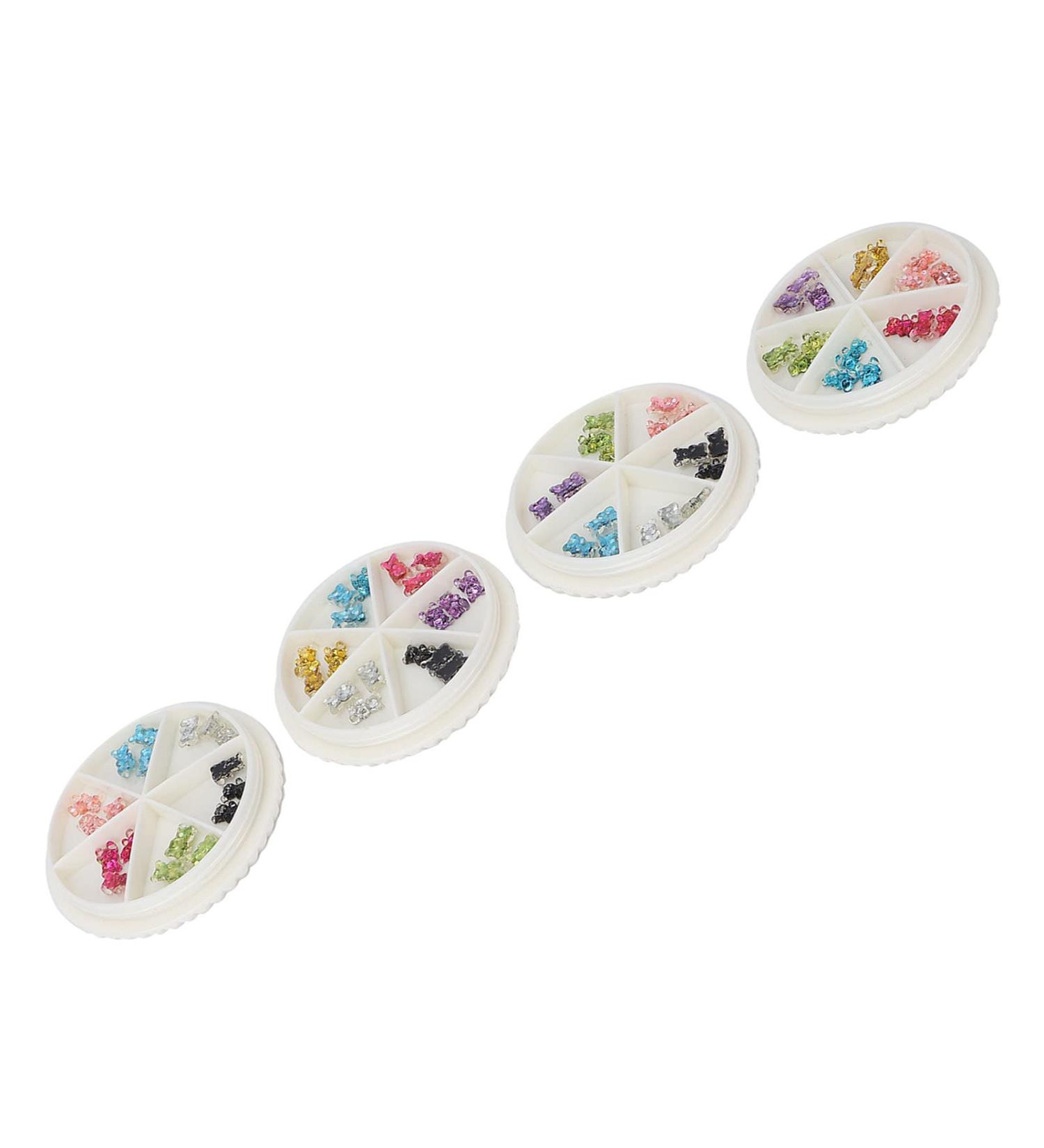 Nail Bear Accessories Nail Art ABS 8 Colors To Choose for Manicure Store for Nail Salon for Home for Manicure - Buy Online on GoSupps.com