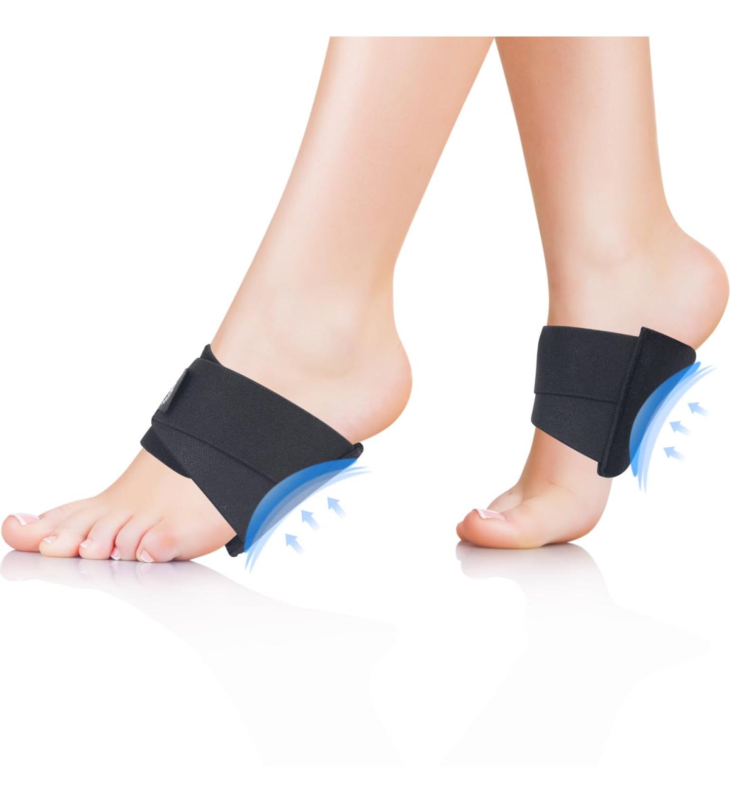 Hilph Copper Arch Support Brace for Plantar Fasciitis Relief - Orthotic Foot Support for Flat & High Arches - Pain Relief Wrap for Men & Women (1 Pair - Buy Online on GoSupps.com