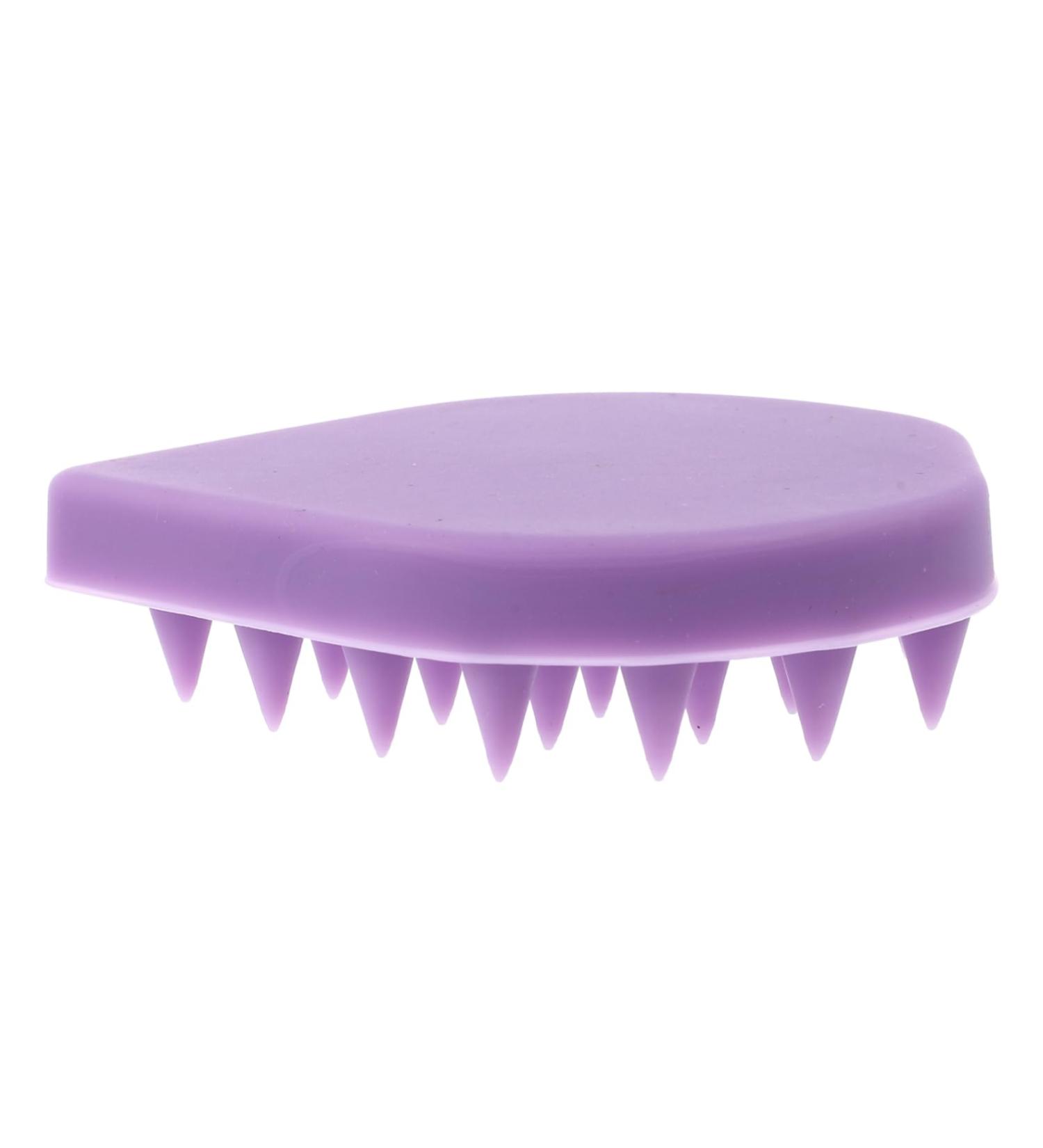 BUIFULSIC 1STK Bathing Brush | Silicone Dog & Body Massager Brush | Hair Shampoo Brush - Violet 8.5x7cm - Buy Online on GoSupps.com