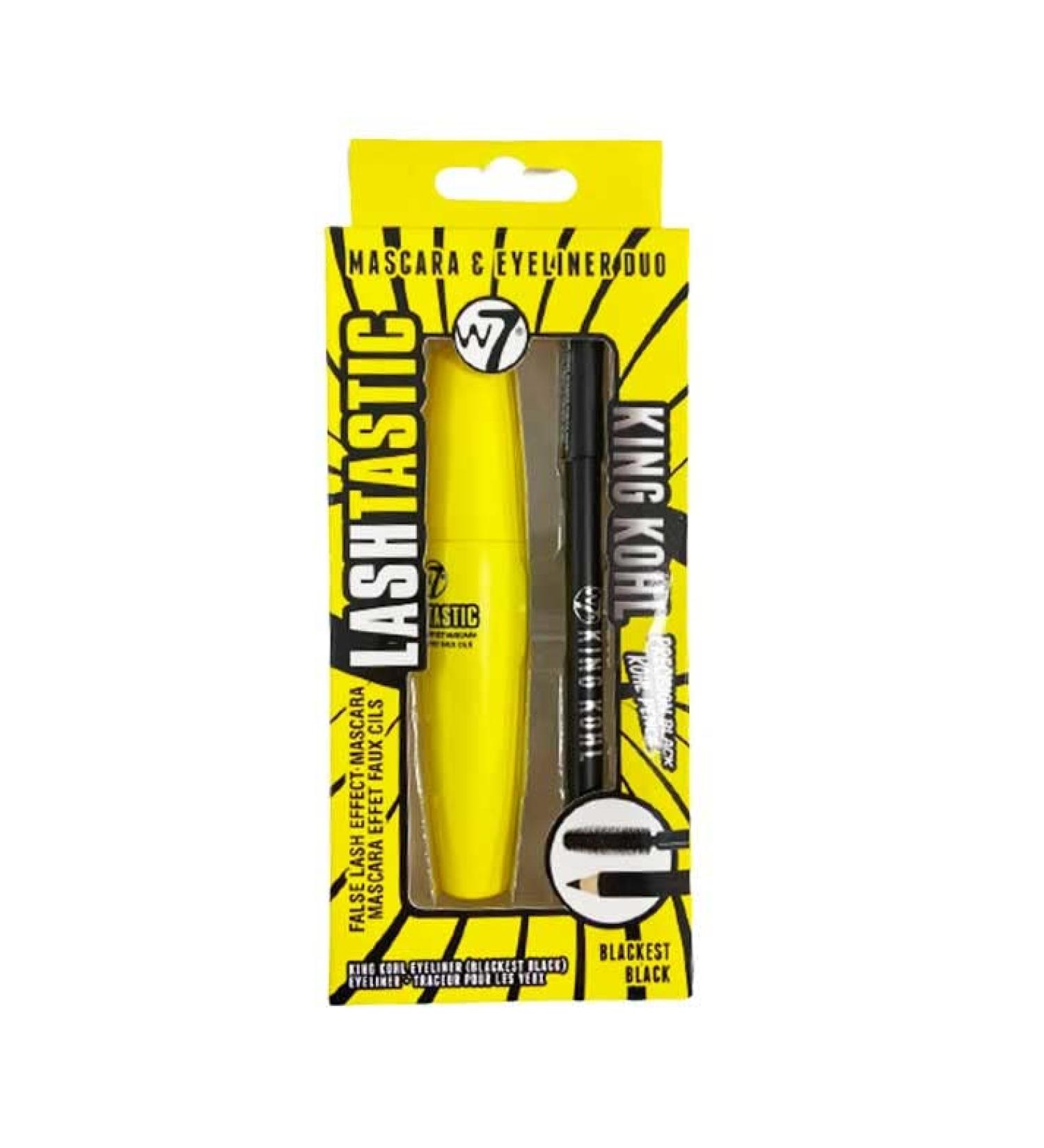 W7 Mascara & Eyeliner Duo - LashTastic & King Kohl