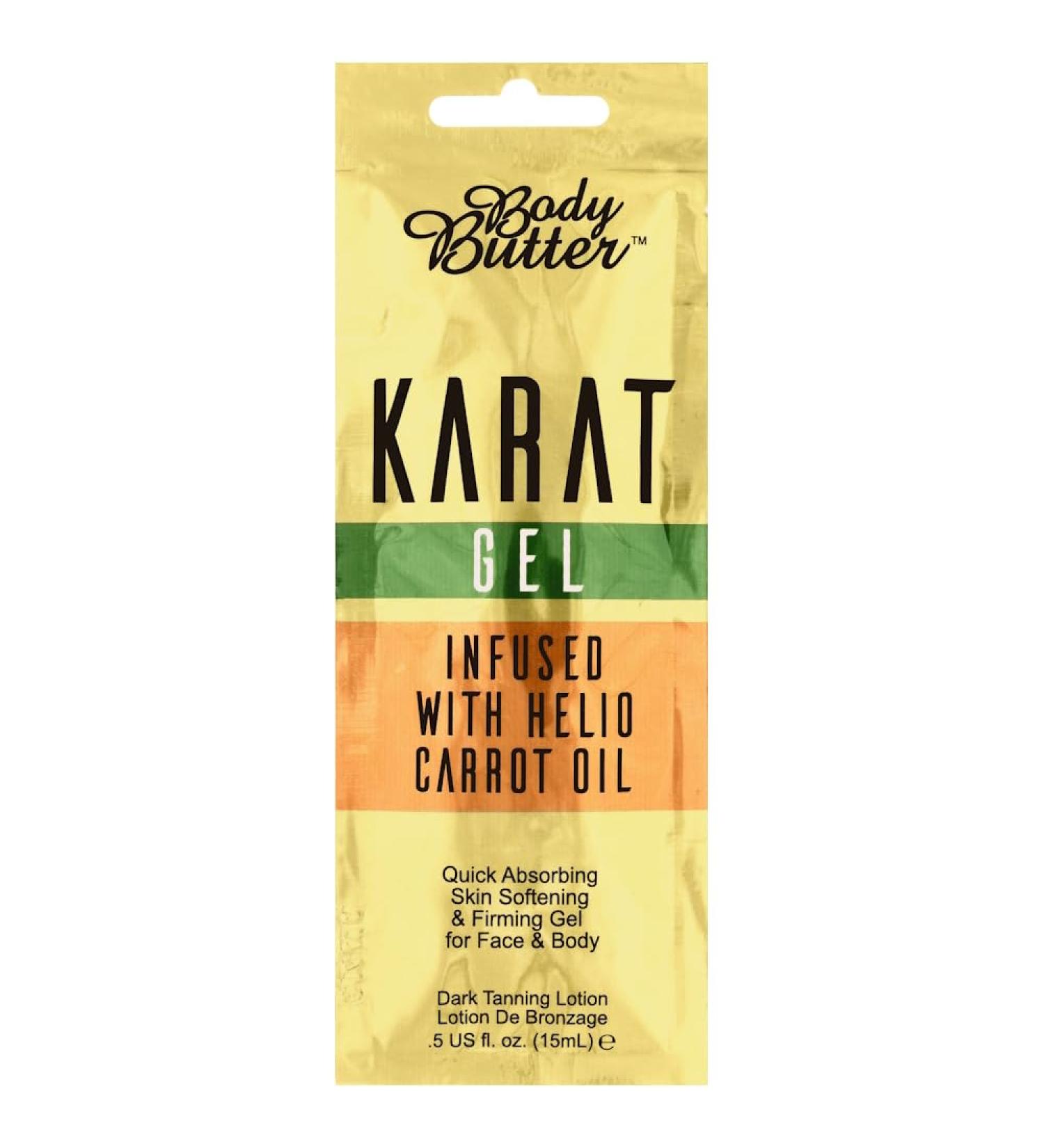 Body Butter Karat Gel Accelerator Tanning Lotion enriched with Helio Carrot Oil (15 ml)