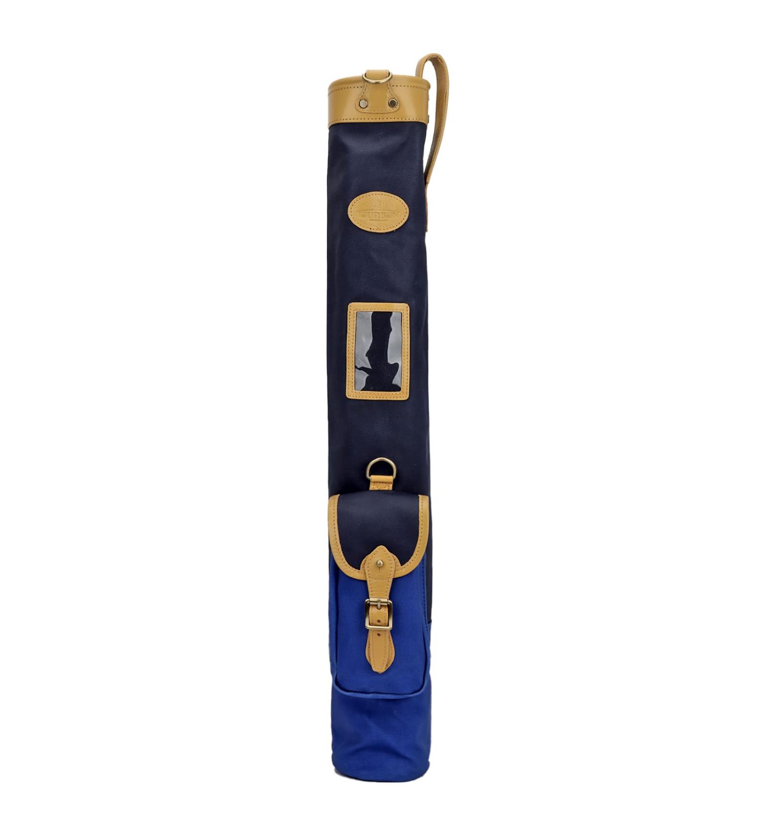 Tourbon Foldable Canvas and Leather Golf Club Bag - Ideal for Course Practice and Travel - Buy Online on GoSupps.com