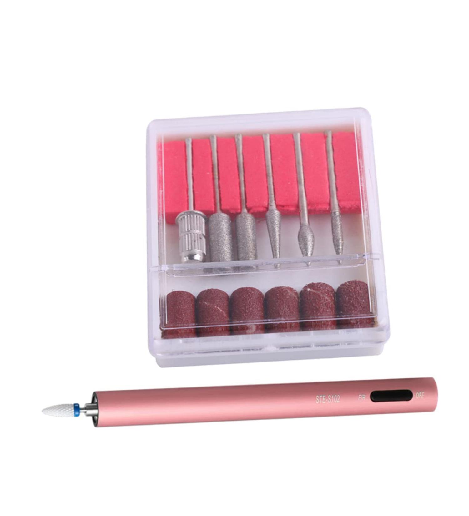 minkissy Sanding Rings Grits Electric File Nail Sanders Professional Sanding Bands Grinding Head Polisher Sanding Bands for Nail Drill Nail Manicure Sanding Bands Nail Polish Major 16.2 1.6cm Rosy Golden - Buy Online on GoSupps.com