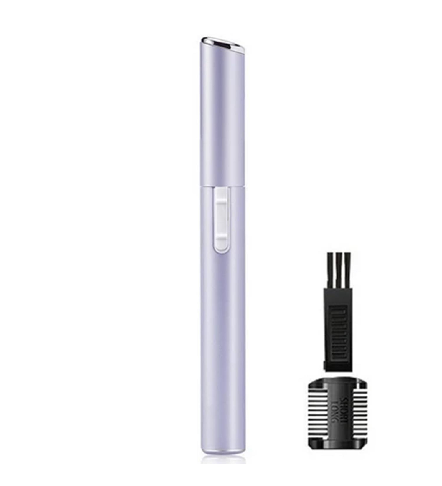 Facial Trimmer for Eyebrows Face and Body Hair Rechargeable Portble Electric Facial Hair Removal for Women & Men White