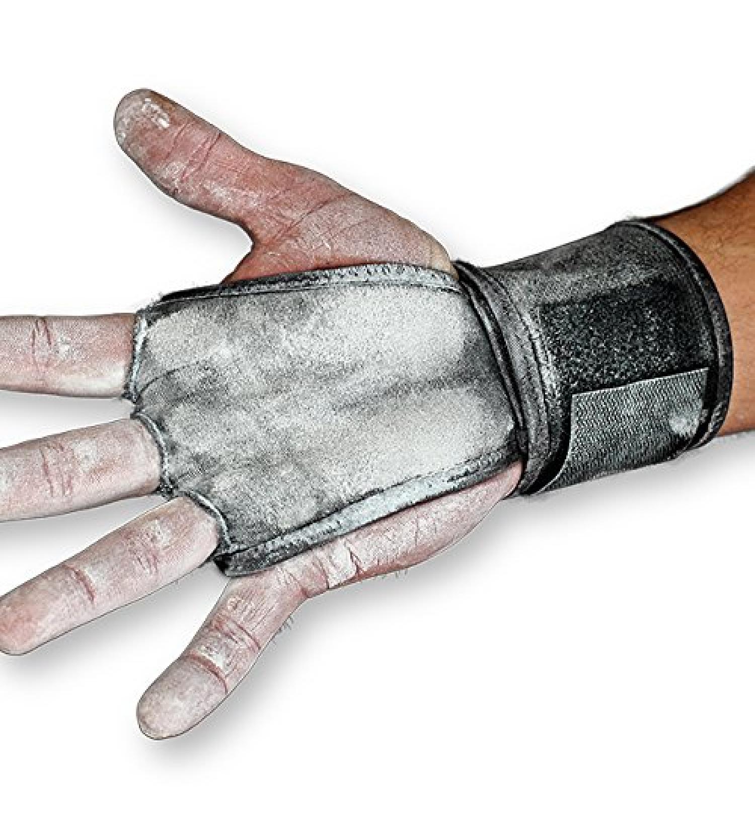 JerkFit WODies Hand Grips with Wrist Wraps | Black Medium 3.5-4 | Prevent Blisters and Rips for Weightlifting, Pull-Ups, Cross Training, WODs, Gymnastics | Men and Women - Buy Online on GoSupps.com