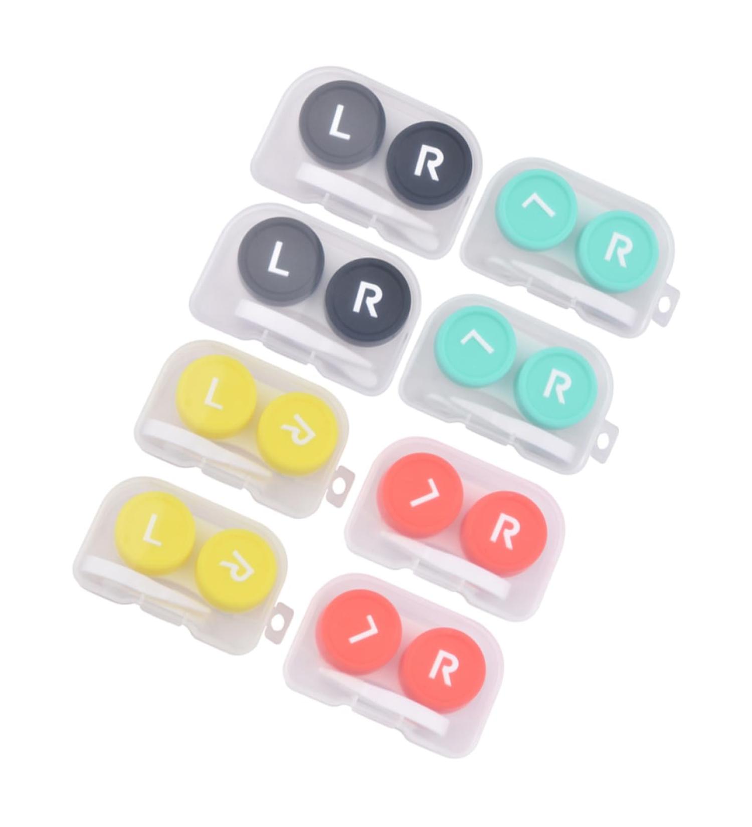 Solust 8 Series Portable Contact Lens Holder - Travel-Friendly Linsenbox with Tweezers & Storage for Easy Use - Buy Online on GoSupps.com