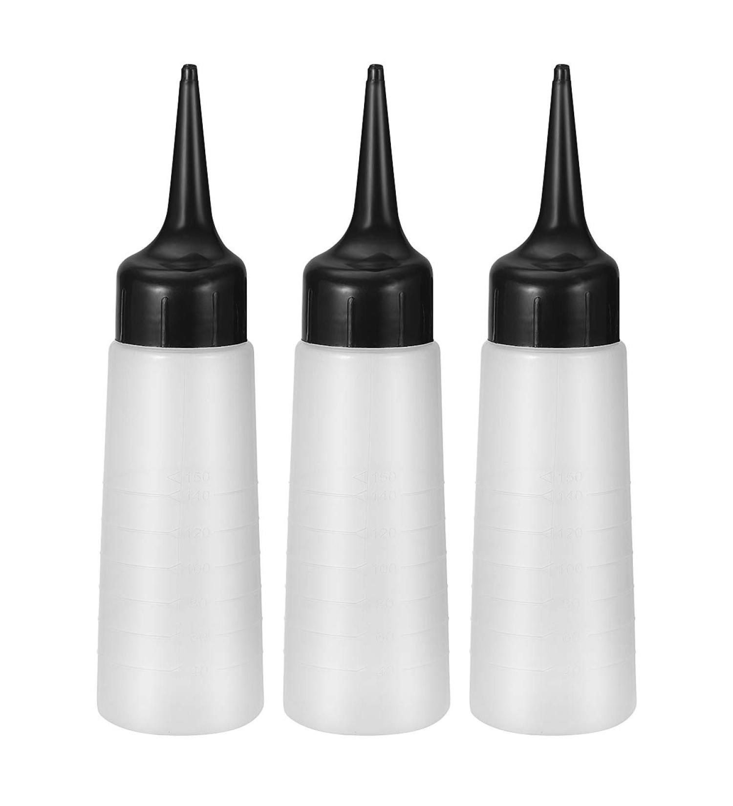 Lurrose Vessel Tools 3pcs 150ml Hair Dye Bottles Applicator Bottles Hair Coloring Shampoo Bottle Refillable Container for Salon and Home Use - Size S Travel Shampoo Bottles - Buy Online on GoSupps.com