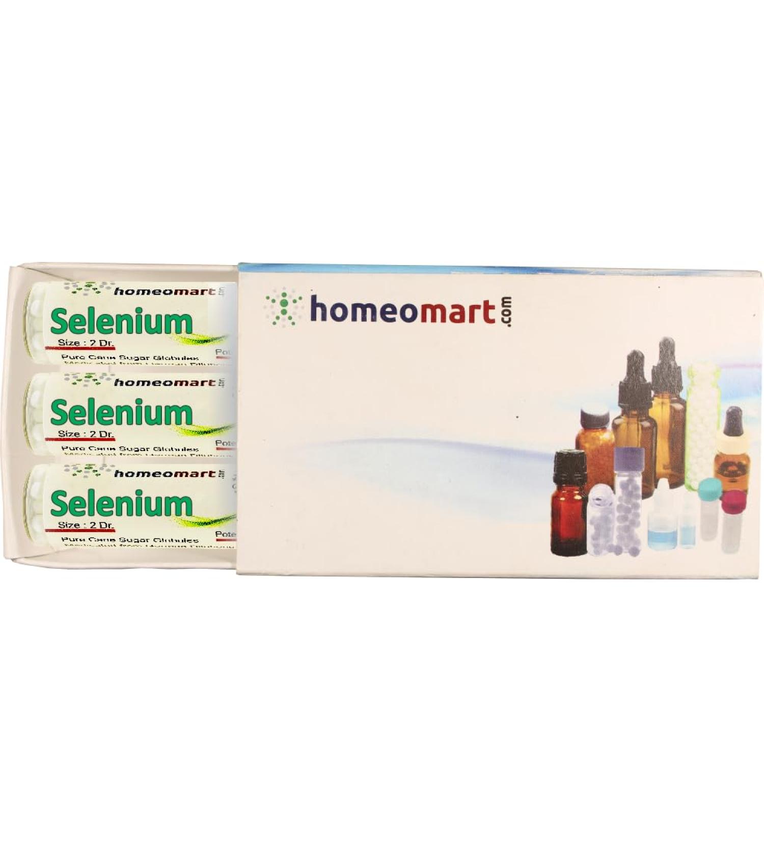 Homeomart.com Selenium Homeopathy Pellets (Pills) in 30C Potency Pack of 3 - Buy Online on GoSupps.com