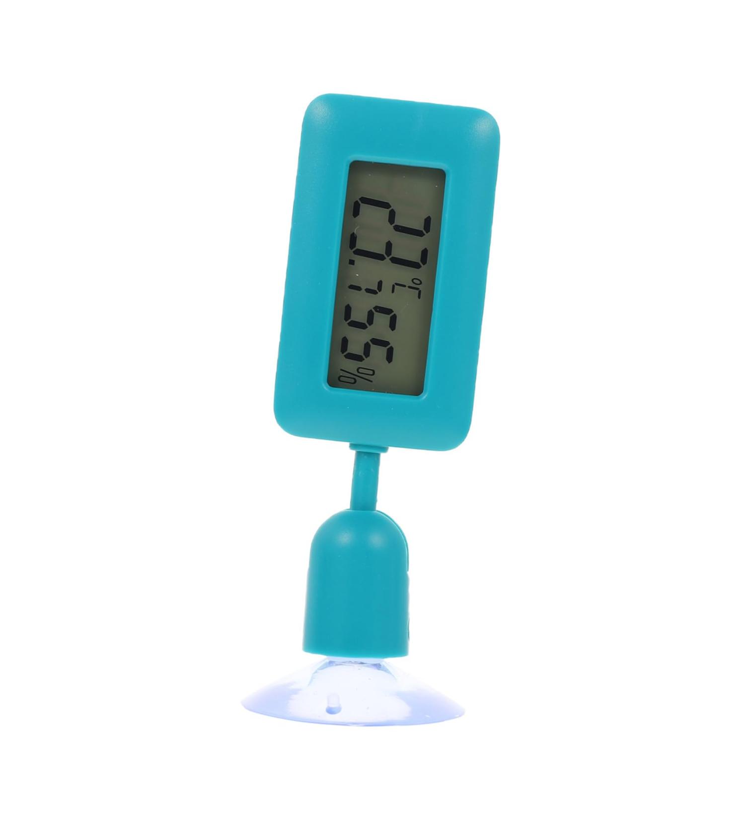 Frcolor Digital Reptile Hygrometer for Leopard Gecko Tanks - Suction Cup ABS 10x3x1.5cm - Ideal for Reptile Terrariums & Aquariums - Buy Online on GoSupps.com