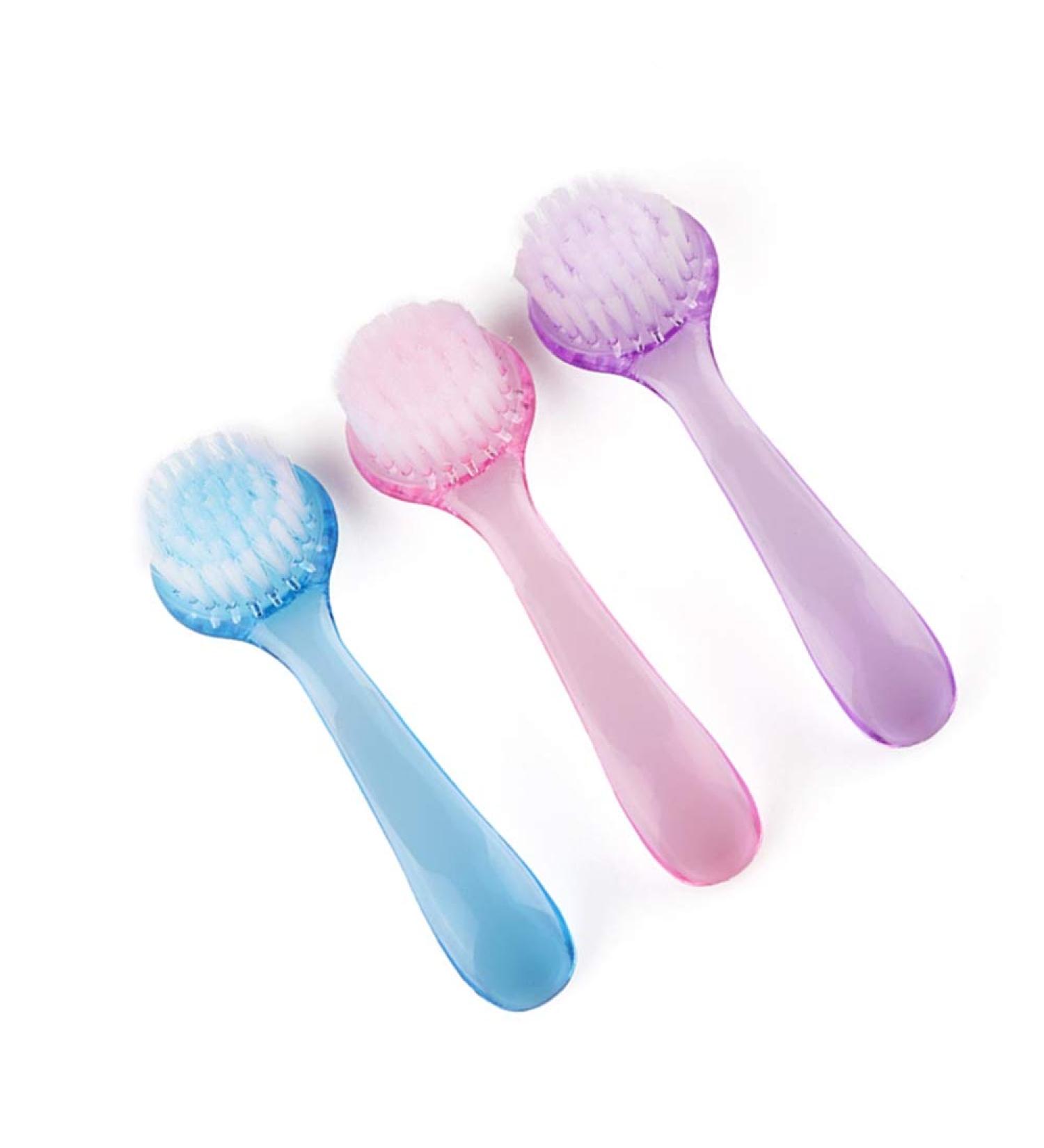 3 Pcs Nsil Brush Long Handle Nail Manicure Dust Brush Remover Cleaner Acrylic Gel Clean Brush Nail Arts Dust Cleaner Brush for Nail Arts (Random Color) - Buy Online on GoSupps.com