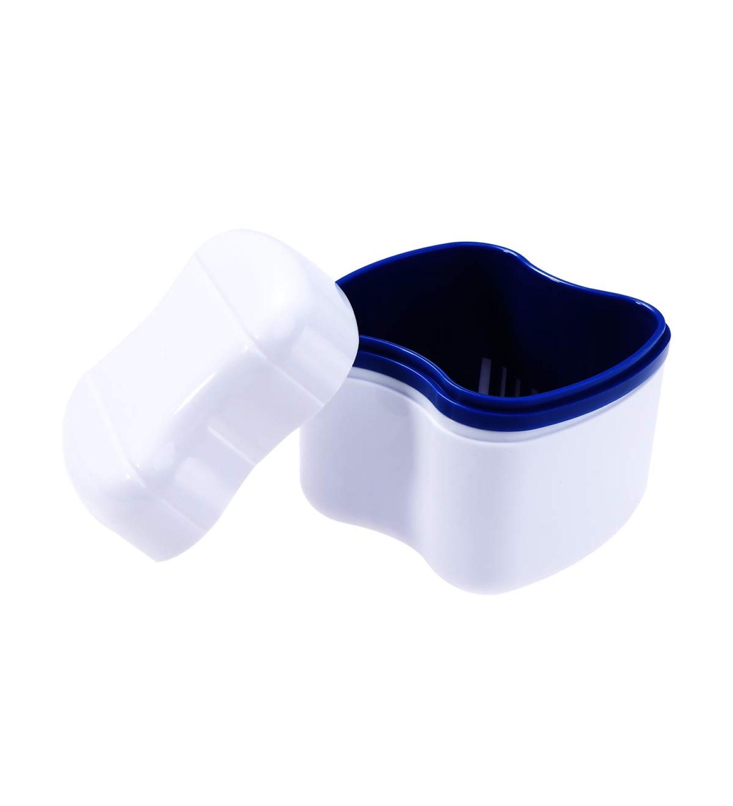 HEALIFTY Denture Box Case for False Teeth with Sink - Blue | Durable & Stylish Storage Solution for International Shippers - Buy Online on GoSupps.com