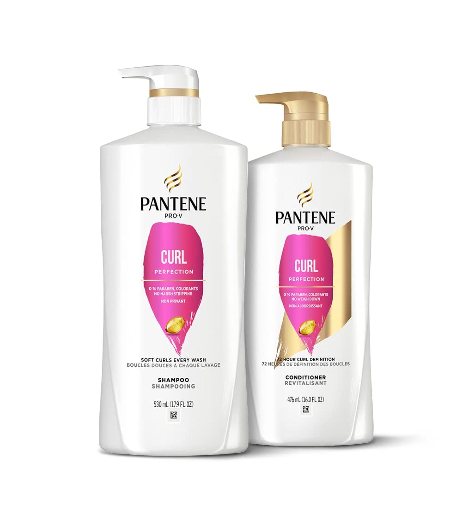 Pantene Pro-V Shampoo and Conditioner Set Curl Perfection 1 Litre Total