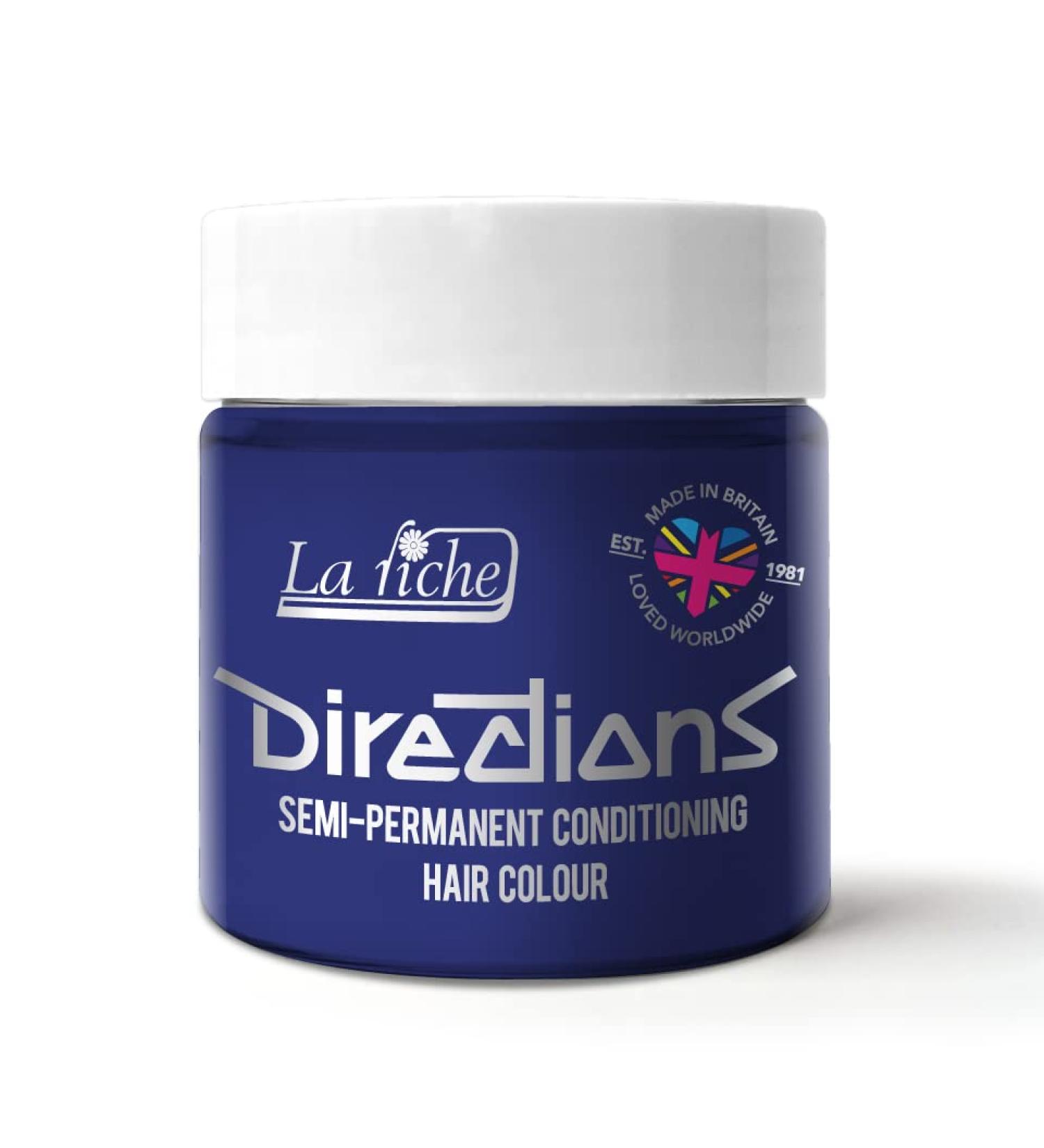 La Riche Directions Semi-Permanent Hair Color 100ml Tub - Neon Blue Neon Blue 100.00 ml (Pack of 1)