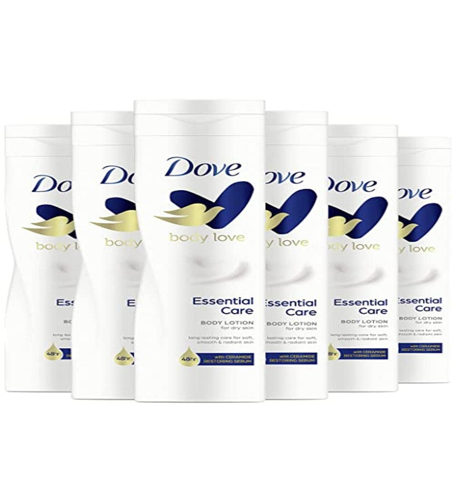 Dove Essential Nutrition Moisturizing Body Lotion 250 ml - Pack of 6