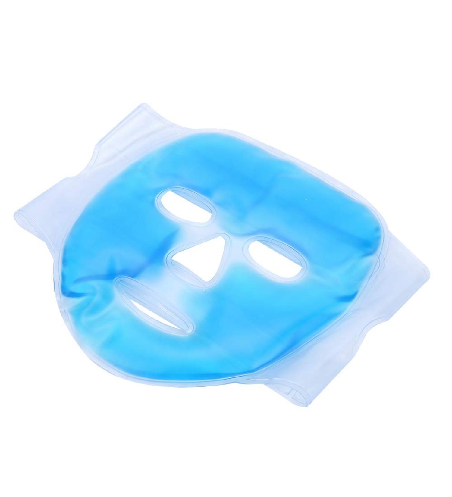 Reusable Hot Cold Gel Facial Mask Cooling Heating Skin Tightening Mask Fatigue Relief Eye Relaxing Ice Gel Mask After Working Studying - Buy Online on GoSupps.com
