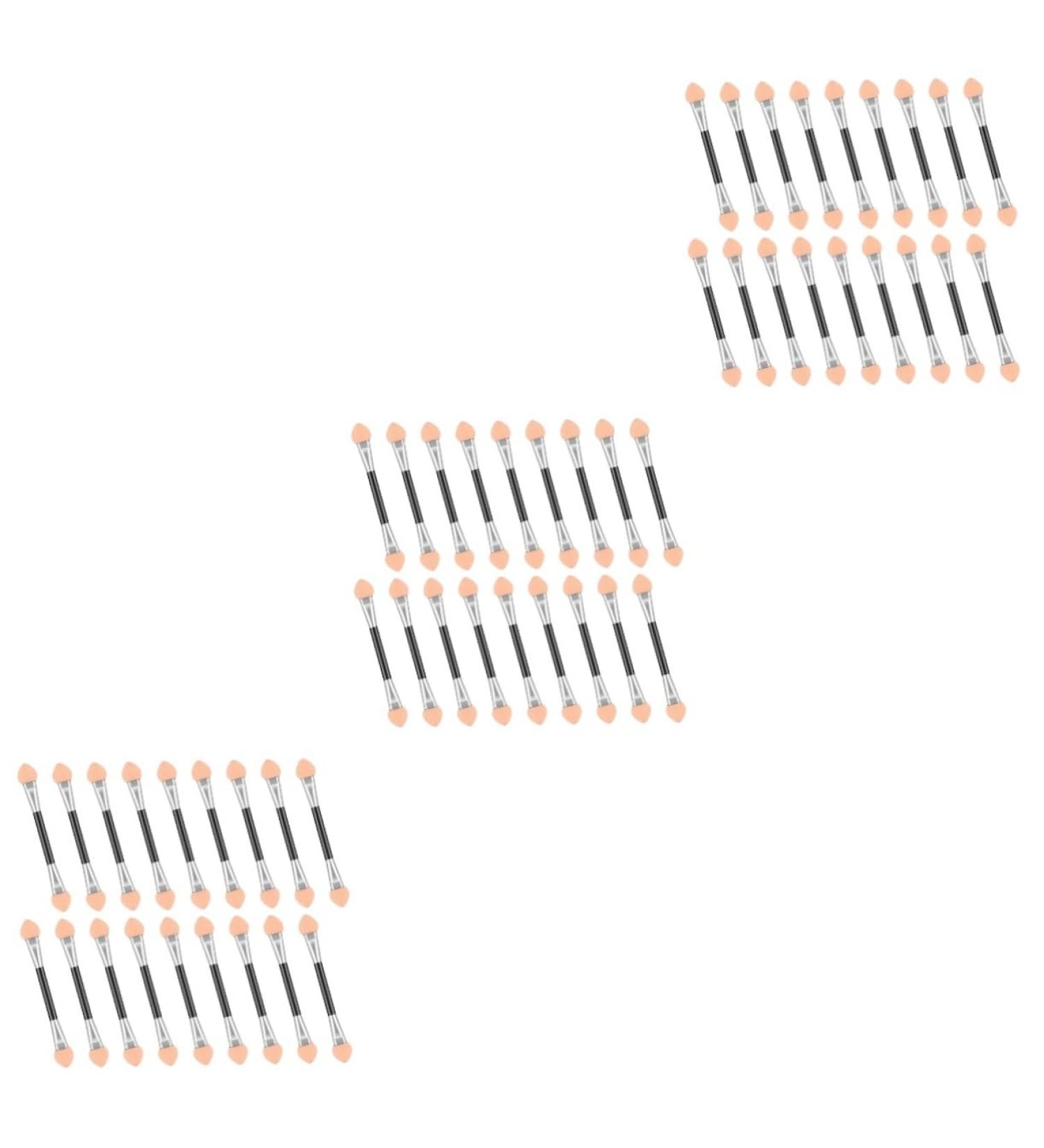 Housoutil 150 Pcs Makeup Brush Makeup Eyeshadow Applicator Eye Shadow Double Head Miss Sponge 8x1cmx3pcs Pinkx3pcs - Buy Online on GoSupps.com