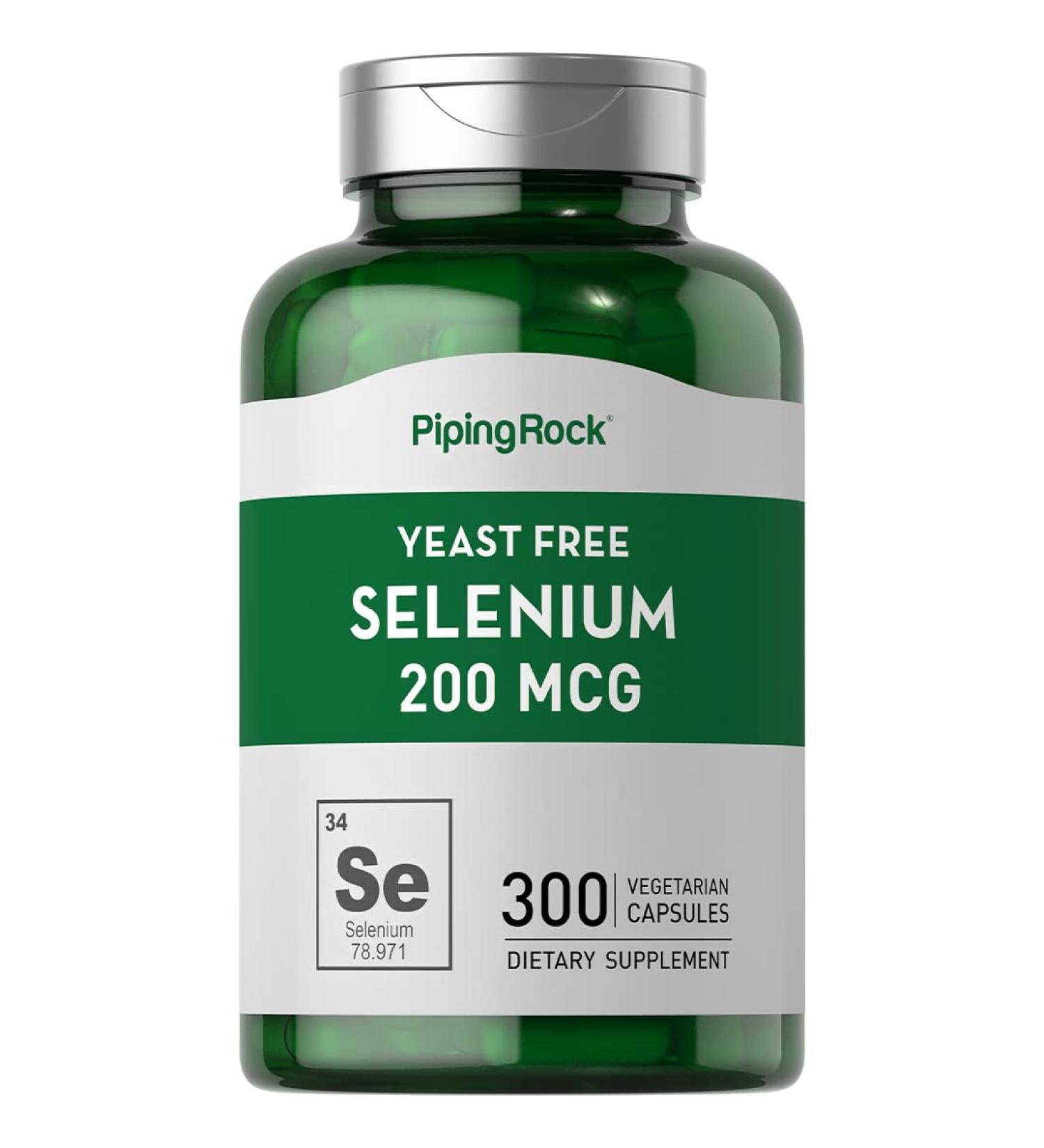 Selenium 200mcg | 300 Vegetarian Capsules | Yeast-Free & Non-GMO Supplement - Buy Online on GoSupps.com