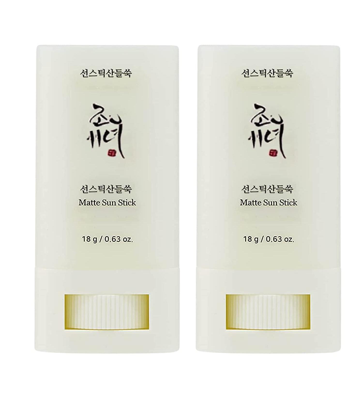 Joseon Sunscreen Stick SPF 50+ | Matte, Non-Sticky Korean Skin Care (2pcs) - Buy Online on GoSupps.com