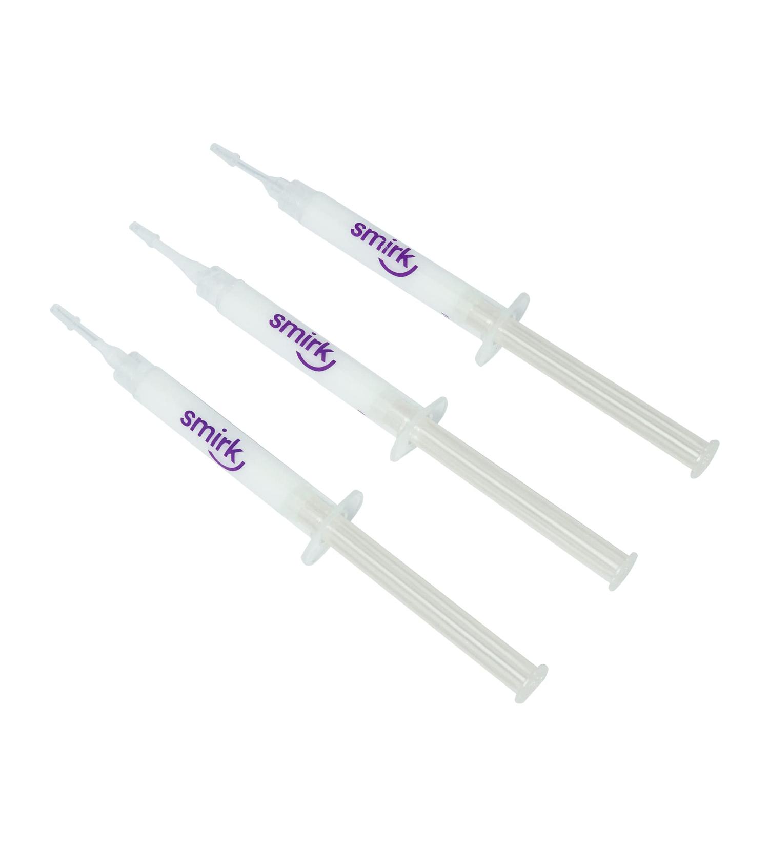 Smirk Refill Gel - 3 Syringes, 12 Applications, Peroxide-Free Teeth Whitening - Buy Online on GoSupps.com