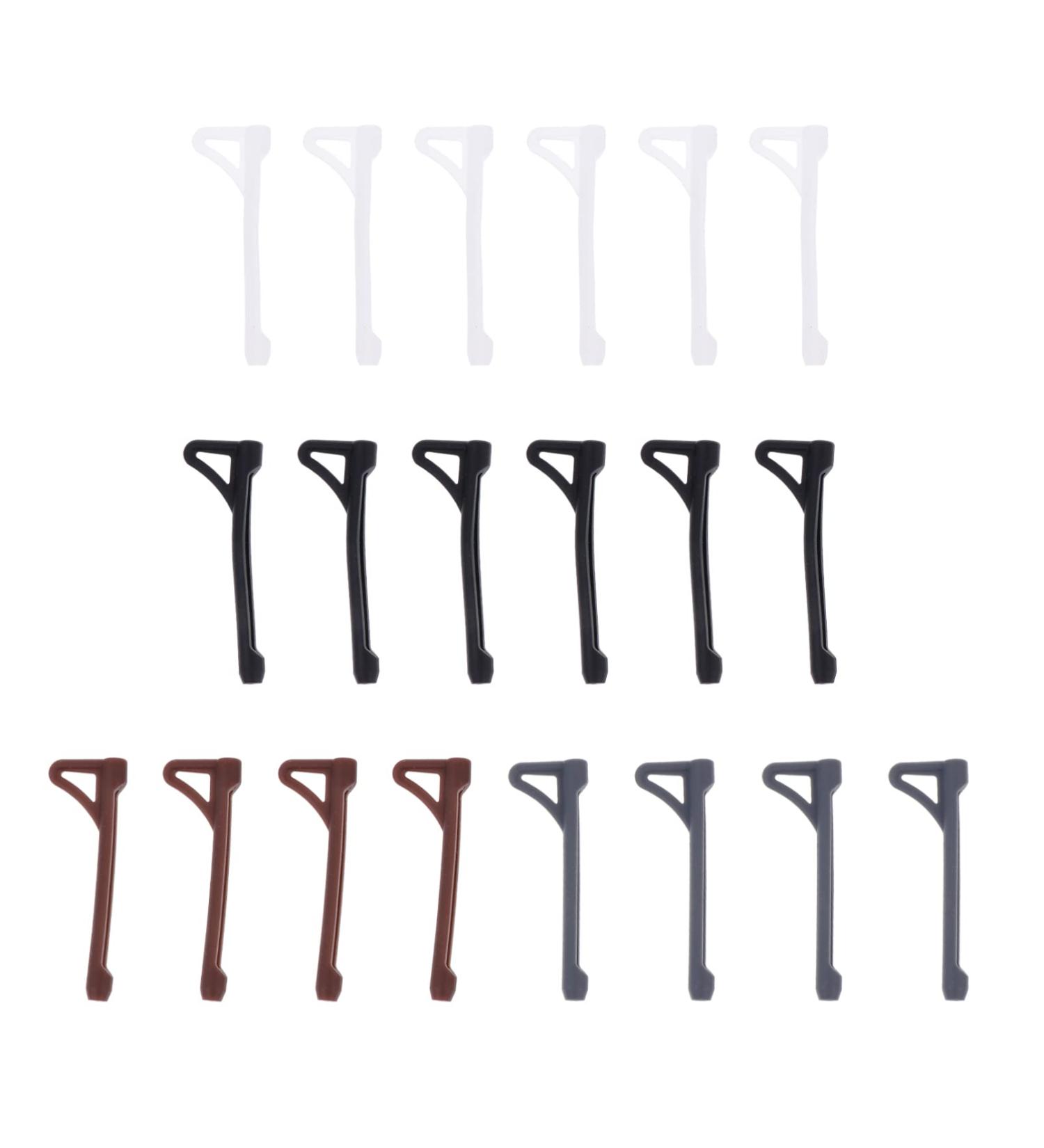 Exceart 10 Pairs Silicone Glasses Ear Grip Hooks | Soft Comfortable Anti-Slip Temple Tips for Glasses & Sunglasses - Buy Online on GoSupps.com