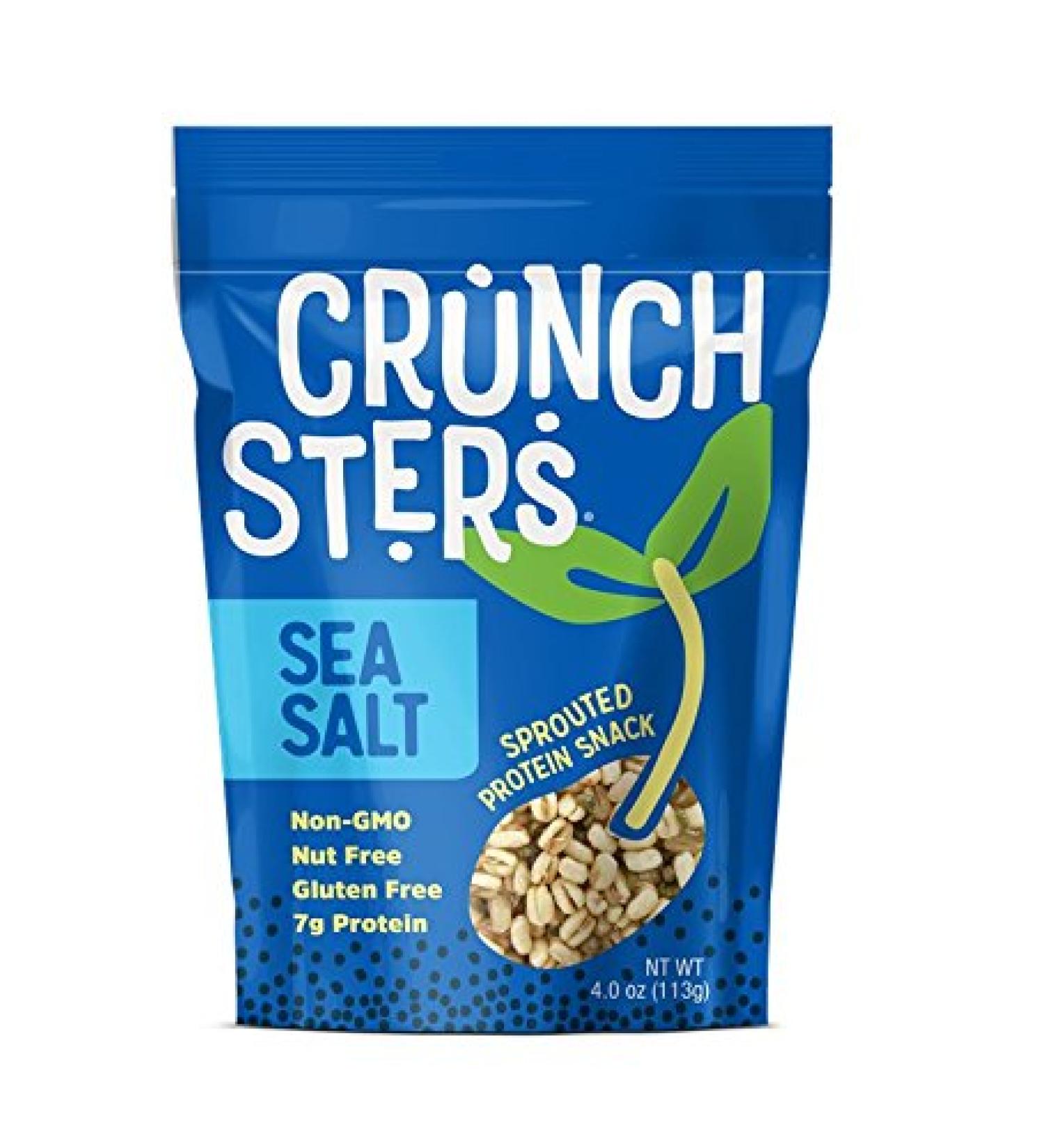 Crunchsters Snack, 4oz. Bags, Sea Salt, 1-Pack