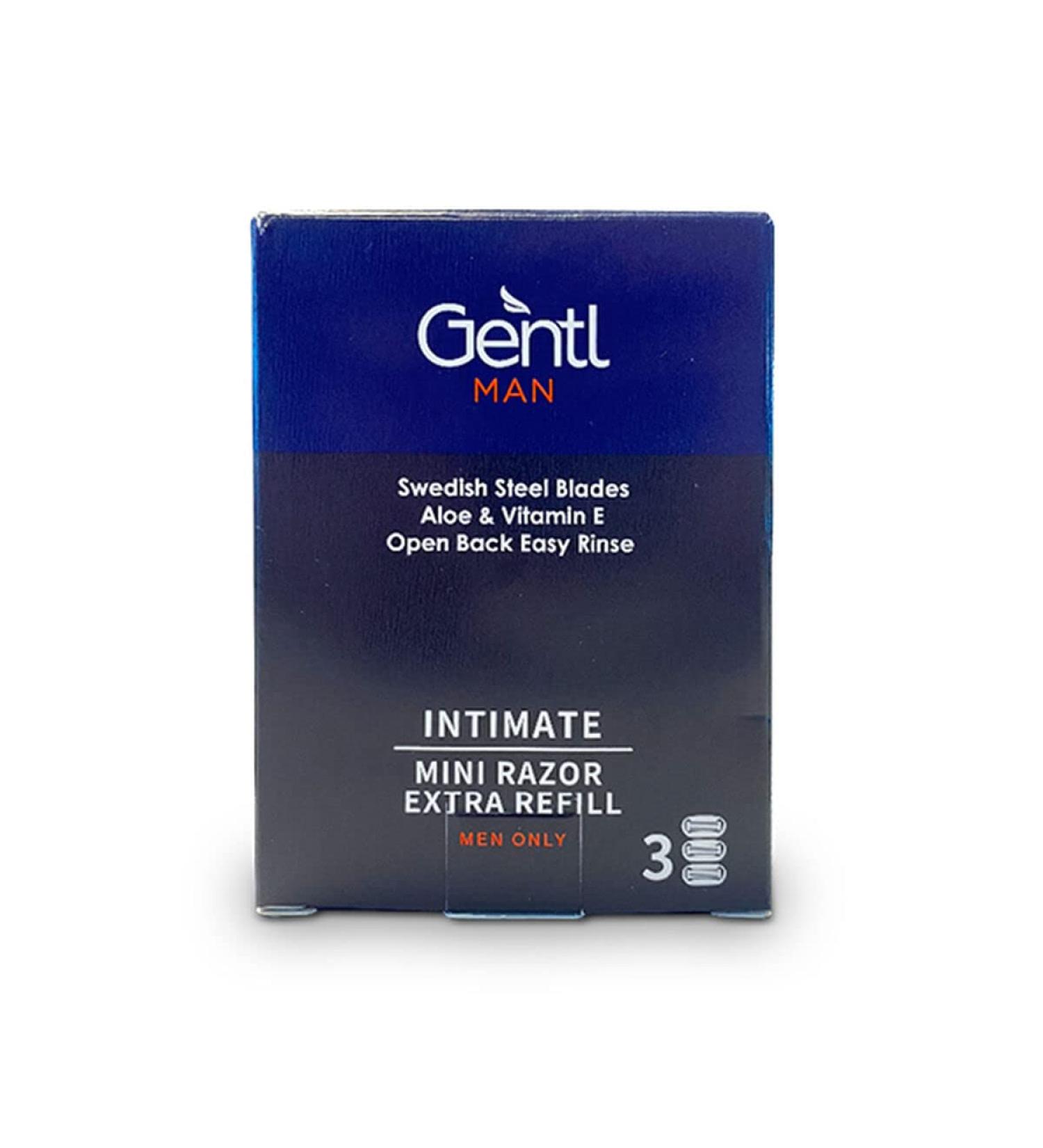 Gentl Gentle Man Mini Razor Extra Refill