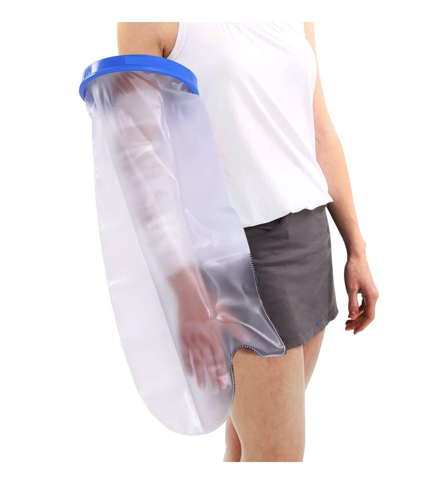 Waterproof Arm Plaster Protection Reusable Shower Cover for Adults | Best Arm Dressing Waterproof Protection - Buy Online on GoSupps.com
