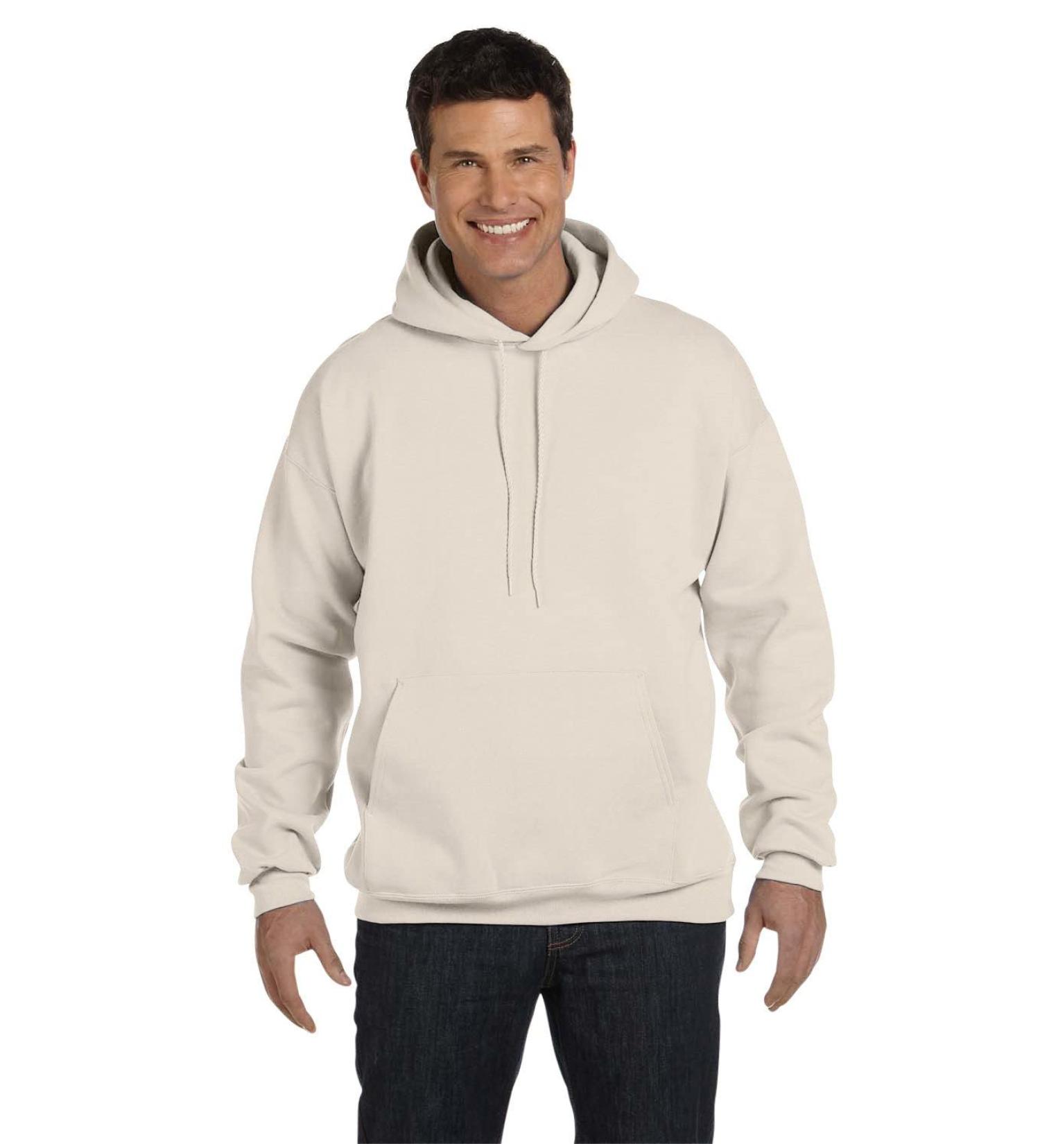 Hanes Mens Ultimate Cotton Heavyweight Pullover Hoodie Sweatshirt Large Sand