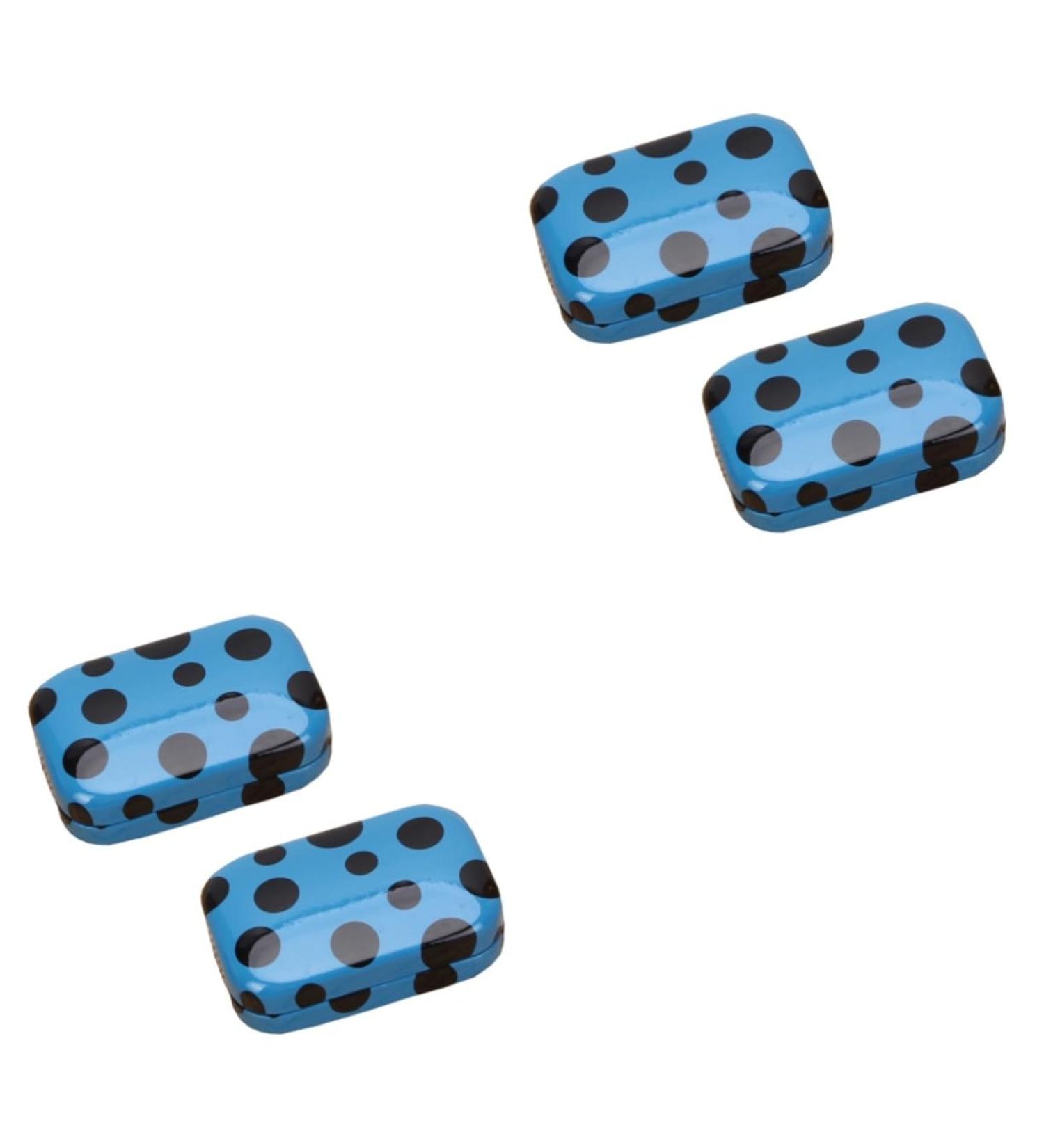 Homsfou 4-Piece Mini Contact Lens Container Set | Contact Lens Dispenser & Tweezers | Pocket Organizer for Colored Lenses & Glasses - Buy Online on GoSupps.com