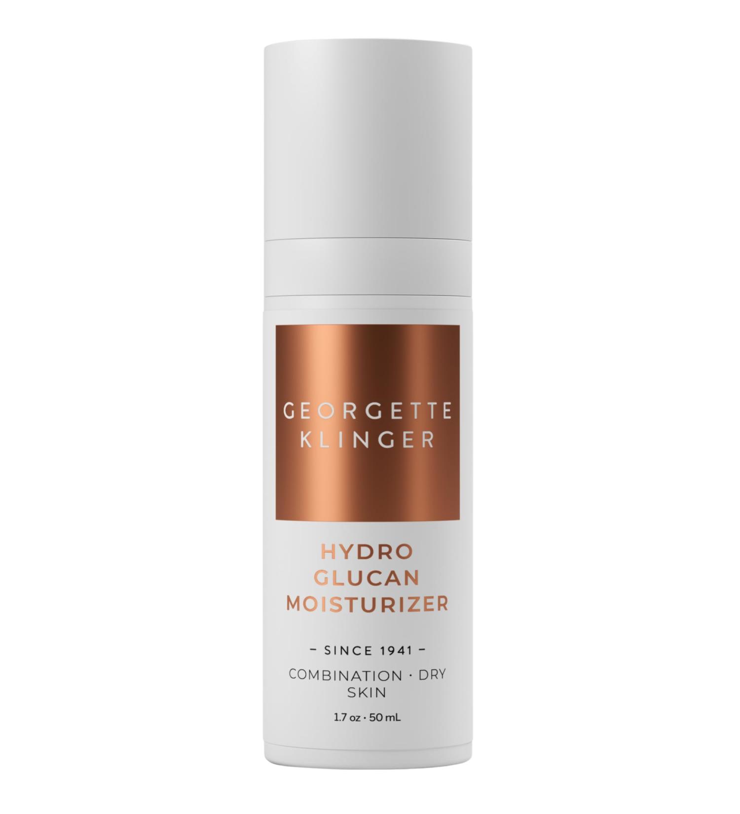 Georgette Klinger Hydro Glucan Moisturizer - Glowing Long Lasting Hydration Plumps and Firms Skin while Boosting Natural Moisture Smoothing Face Cream with Hyaluronic Acid for Dry Skin - 1.7 oz - Buy Online on GoSupps.com