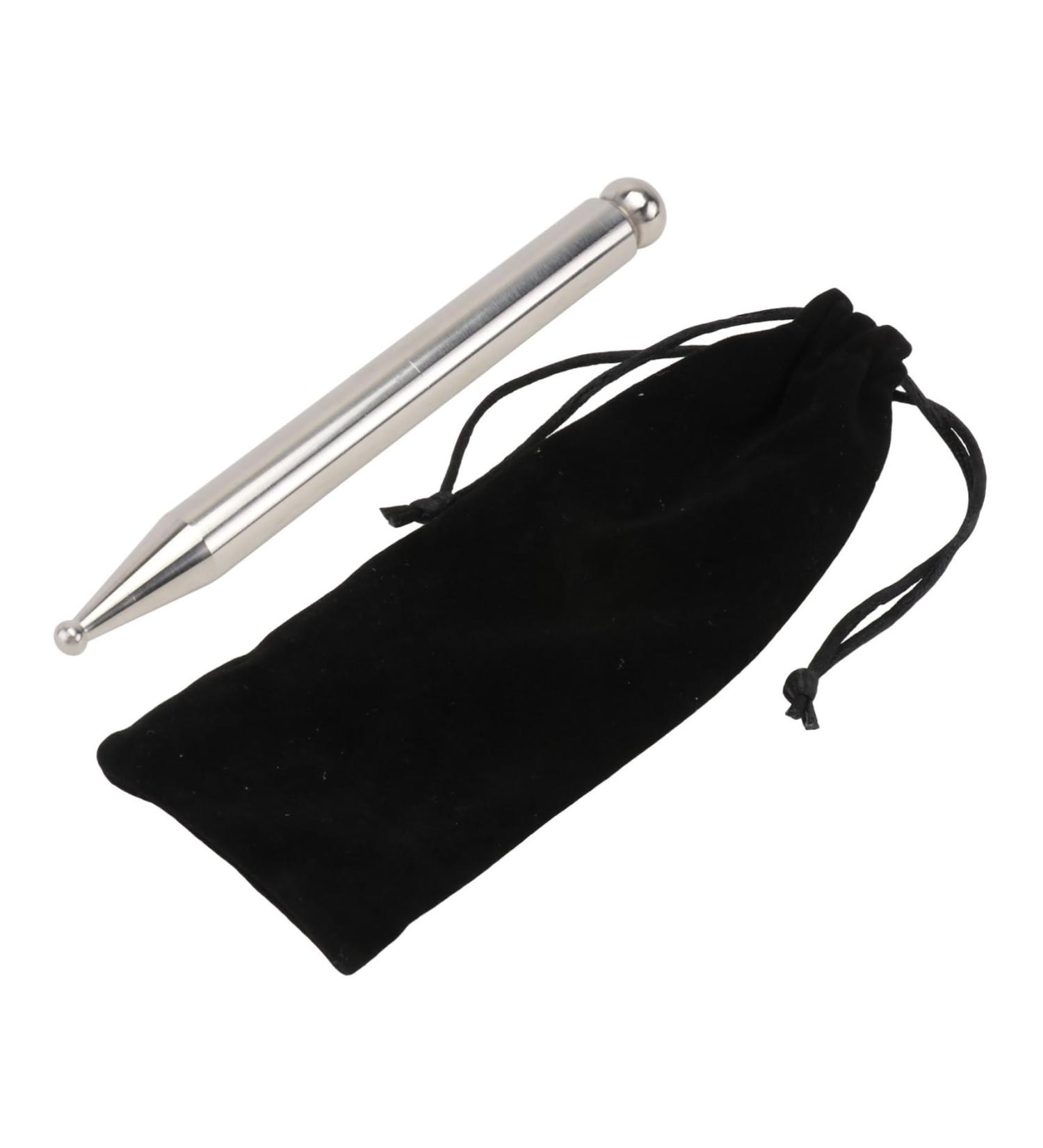 Healeved Acupuncture Pen - Stainless Steel Self-Massage Bar & Trigger Point Device for Thai Massage & Face Care - Buy Online on GoSupps.com