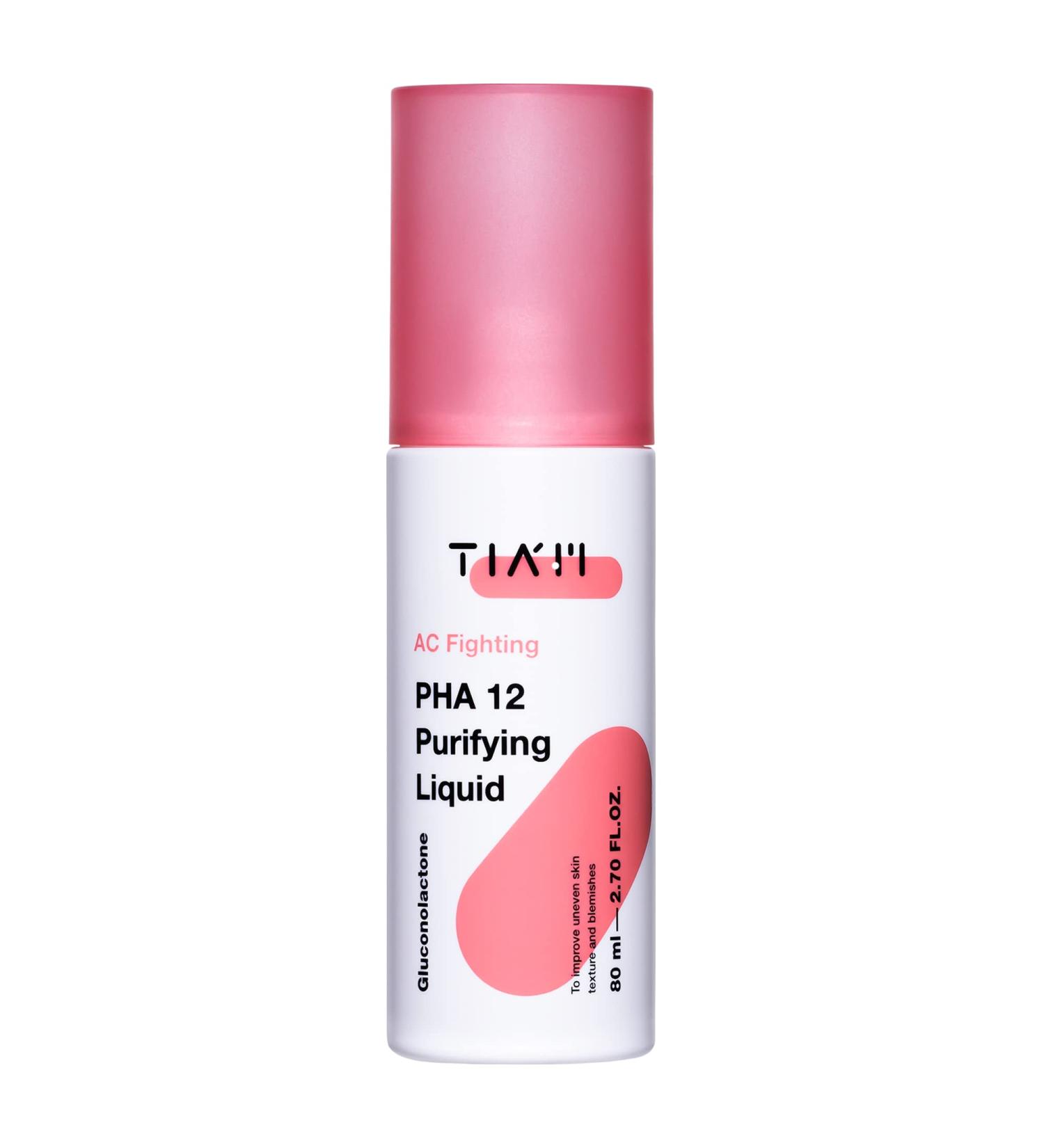 TIAM AC Fighting PHA 12 Purifying Liquid - 80ml for Sensitive & Acne-Prone Skin | International Shipping Available - Buy Online on GoSupps.com