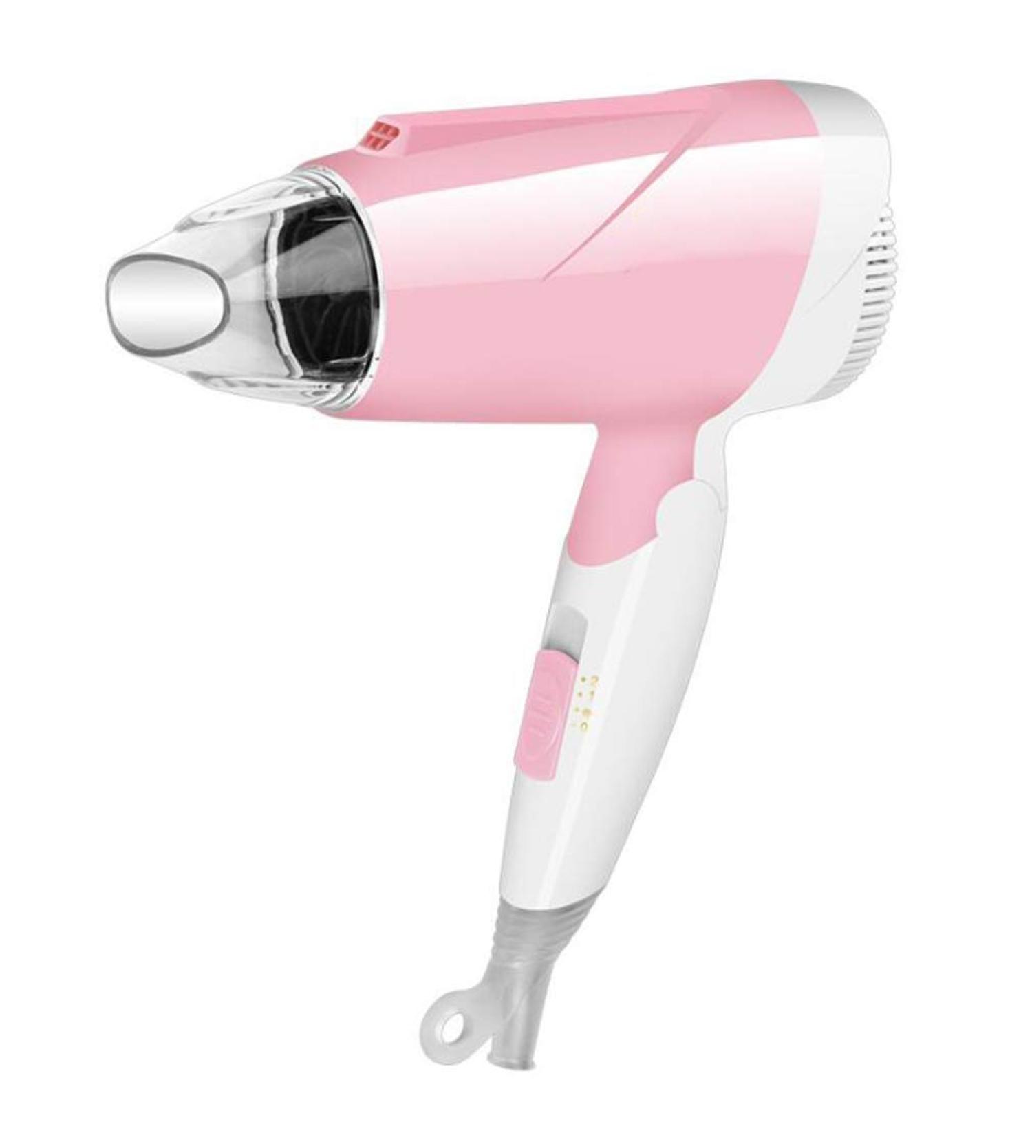 Hair Dryer Powerful Hair Dryer Travel Folding Hair Dryer House Dryer Hair Dryer Student Bedroom Hot and Cold/Green (Pink) - Buy Online on GoSupps.com