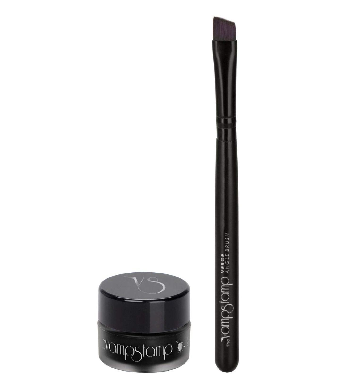 Vink Eyeliner Ink + Verge Angle Brush - Water-Resistant w/Precision Brush Applicator