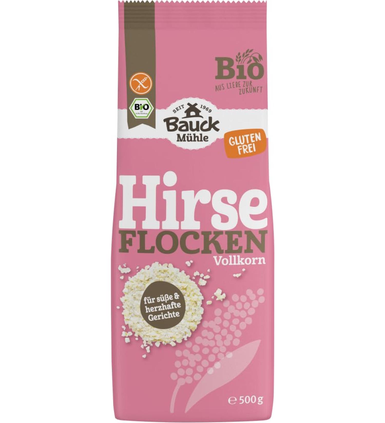Bauckhof Hirs flakes glutenfree Organic 6 x 500 gr