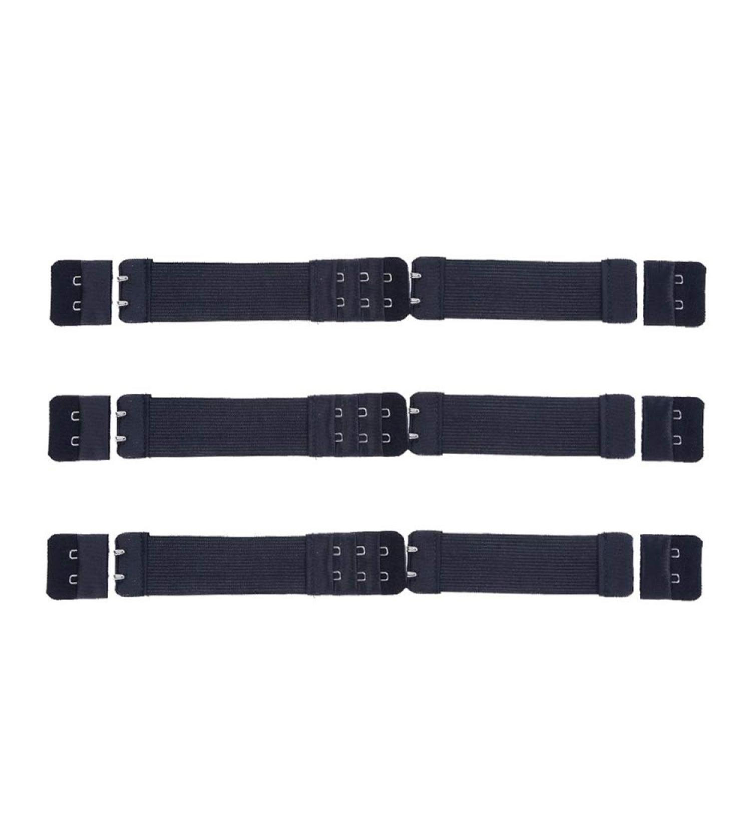 YANTAISIYU 3-Piece Black Adjustable Elastic Wig Straps with Hooks | Front Lace Wig Grip Bands for DIY Wig Making (3.0cm Width) - Buy Online on GoSupps.com