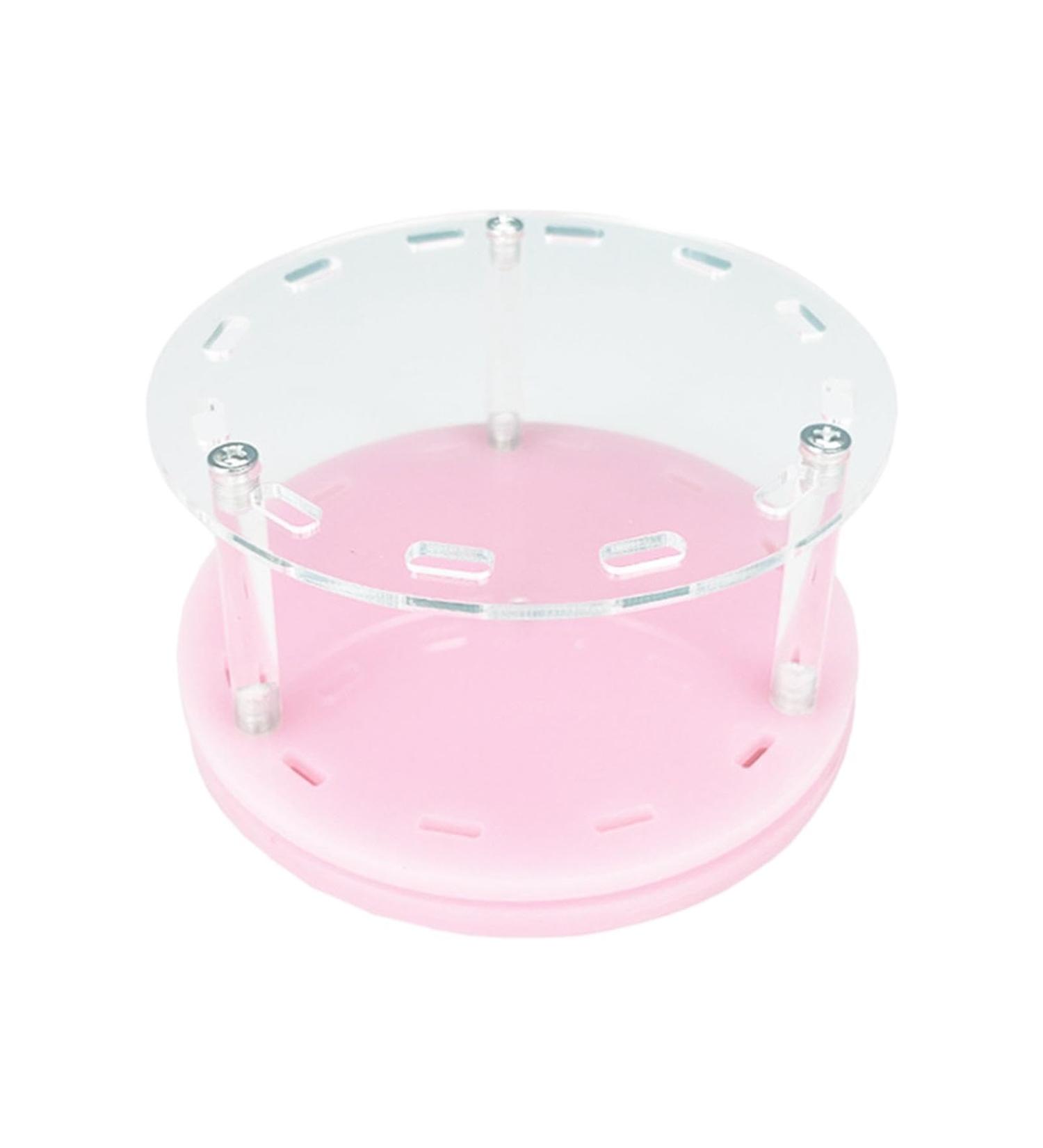 Colcolo Rotatable Tweezers Storage Holder - Pink Tweezers Rack for Nail Art Artists | International Shipping Available - Buy Online on GoSupps.com