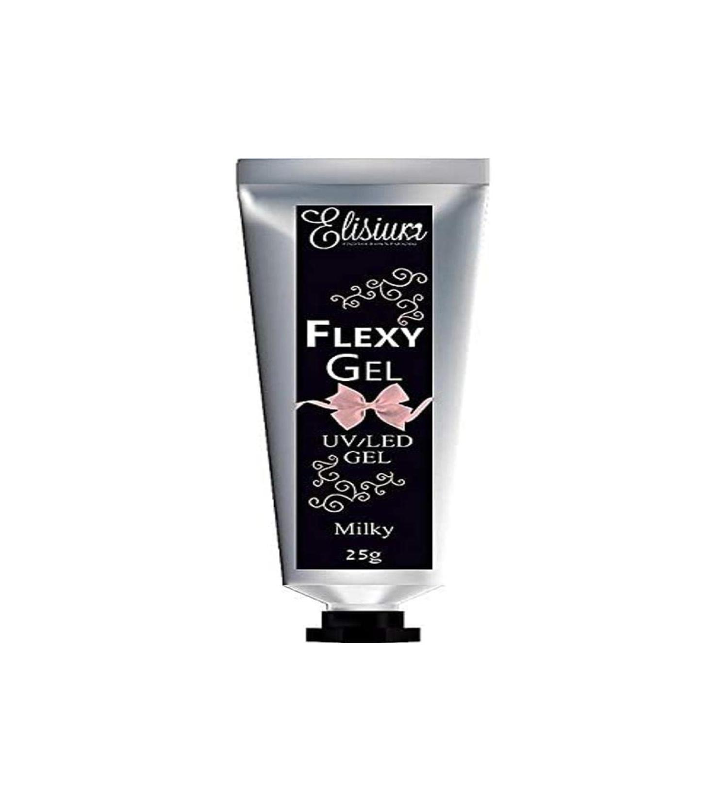Elisium Flexygel Milky nail care manicure builder gel UV/LED 25g
