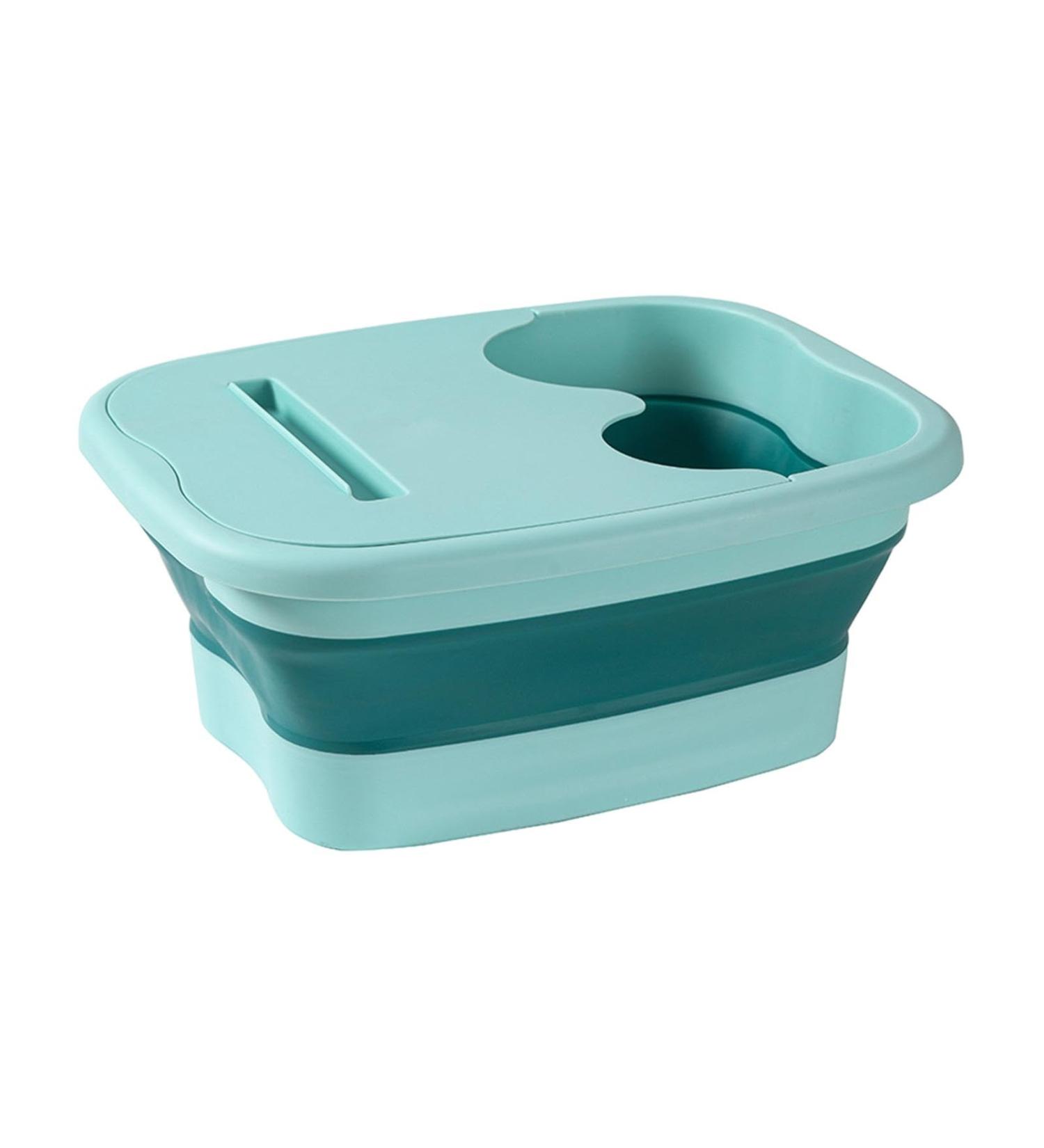 Foot Bath Spa Bowl for Home Use Foot Soak Basin for Relax Foot SPA Bath Tub Foot Soaking Bath Basin Foldable Foot Soaker Portable Feet Tub Soak Your Feet Green - Buy Online on GoSupps.com