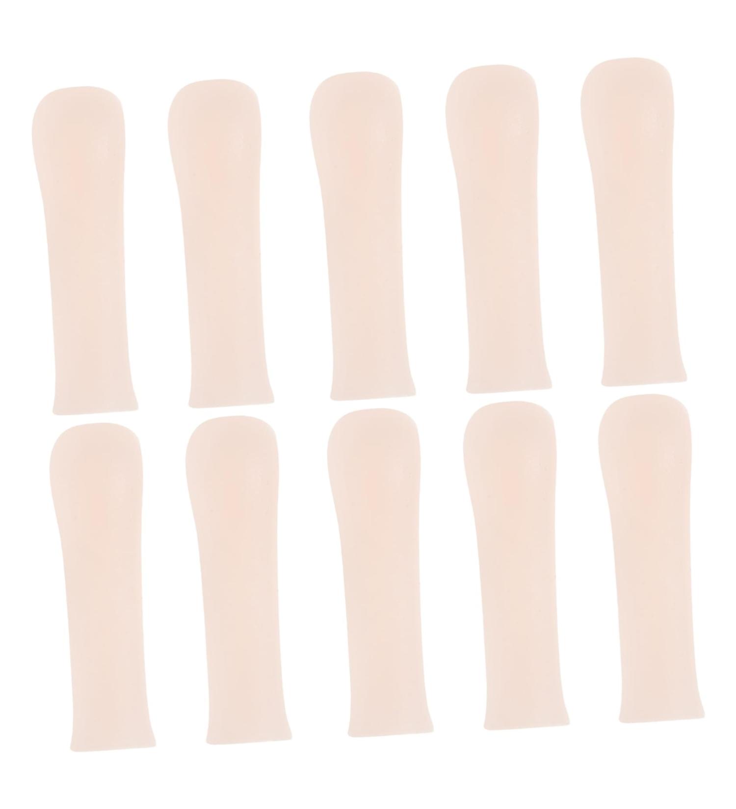 FRCOLOR 10pcs Ear Scoop Tips Silicone Ear Cleaner Replacement Tips Visual Cover for Earwax Removal Family Use Reusable - Buy Online on GoSupps.com