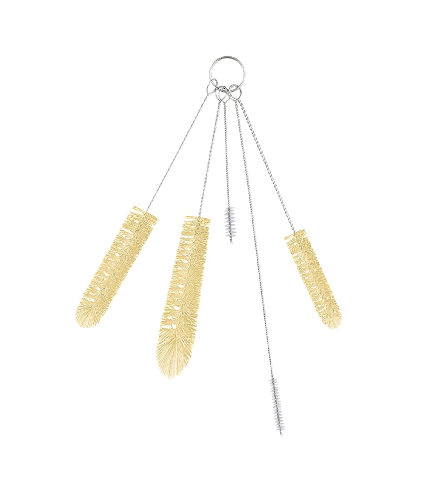 5-Piece Bottle Cleaning Brush Set | Straw & Water Bottle Brushes for Effortless Cleaning - International Shipping Available - Buy Online on GoSupps.com