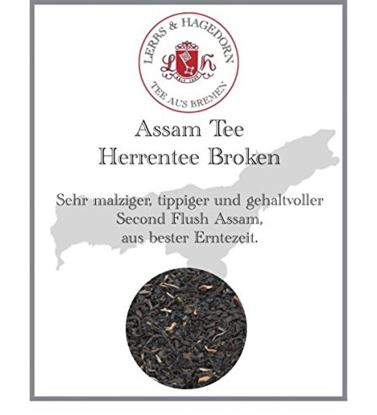  Lerbs & Hagedorn Assam Tee Broken Men's Tea 1kg - Buy Online on GoSupps.com