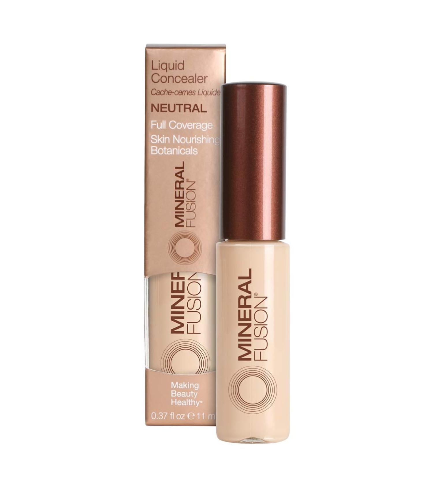 Mineral Fusion Liquid Concealer, Neutral - 0.37 Oz | Natural Coverage & Flawless Finish - Buy Online on GoSupps.com