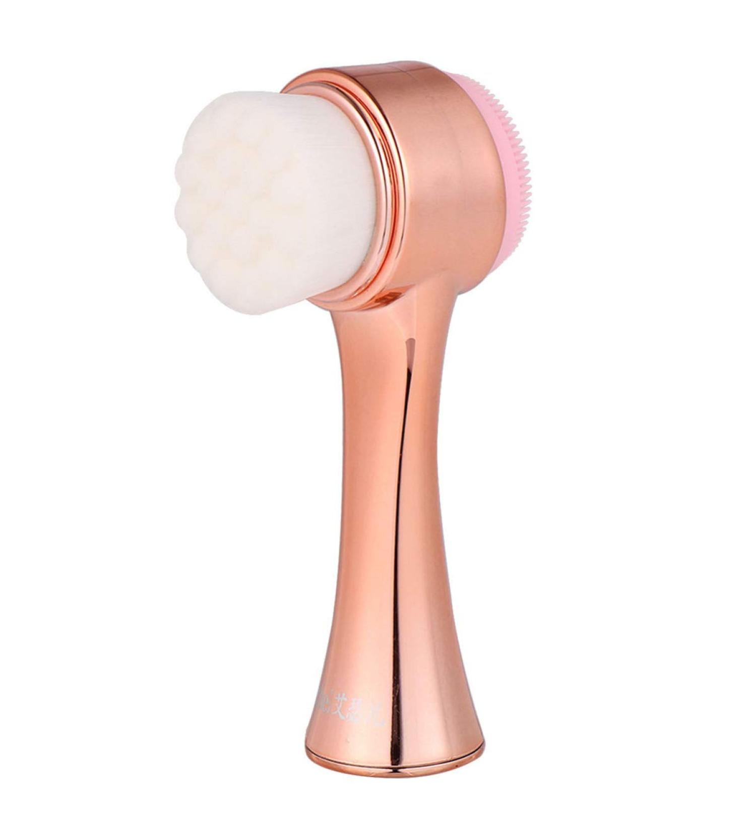 Minkissy Double Sided Silicone Body Scrubber for Men and Women - Facial Blackhead Remover and Exfoliator Brush - Buy Online on GoSupps.com