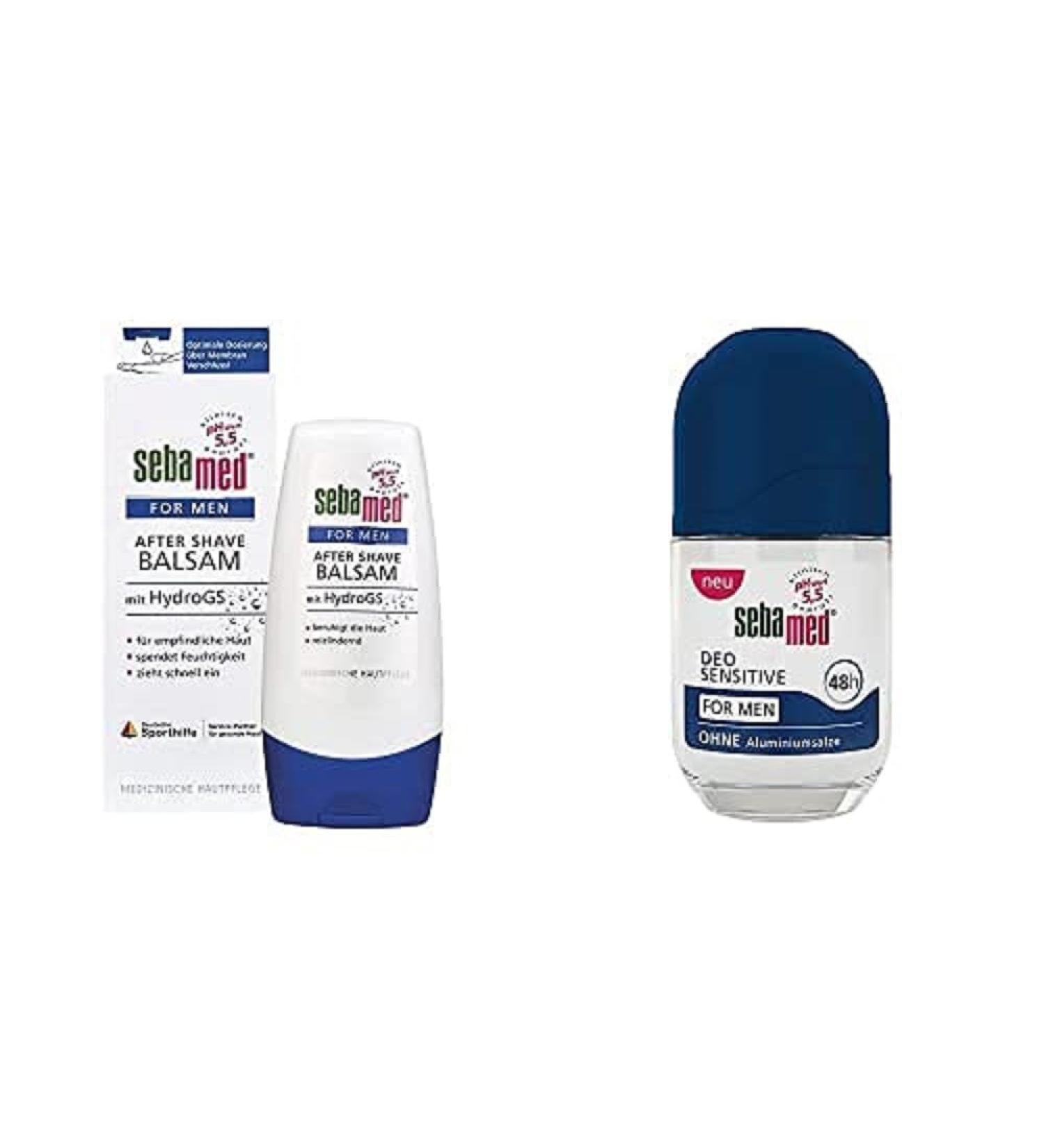 sebamed After Shave Balm + sebamed for Men Balm Deodorant
