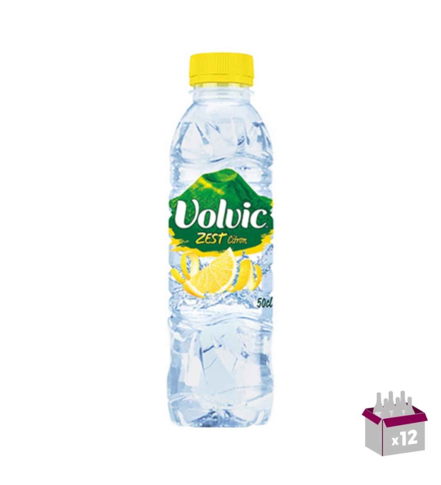 Volvic lemon water 12 x 50 cl